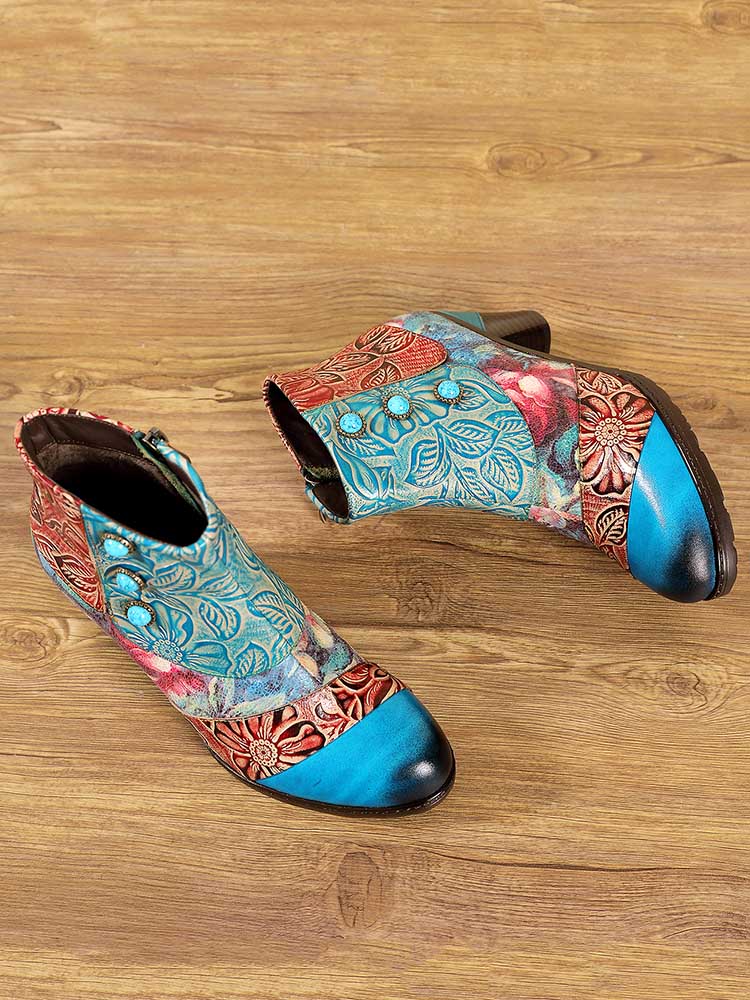 Leanna Vintage Handmade Ankle Boots – product view 10