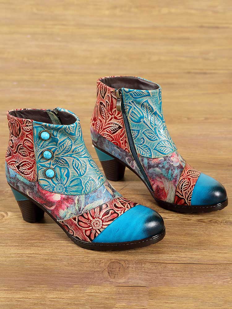Leanna Vintage Handmade Ankle Boots – product view 11