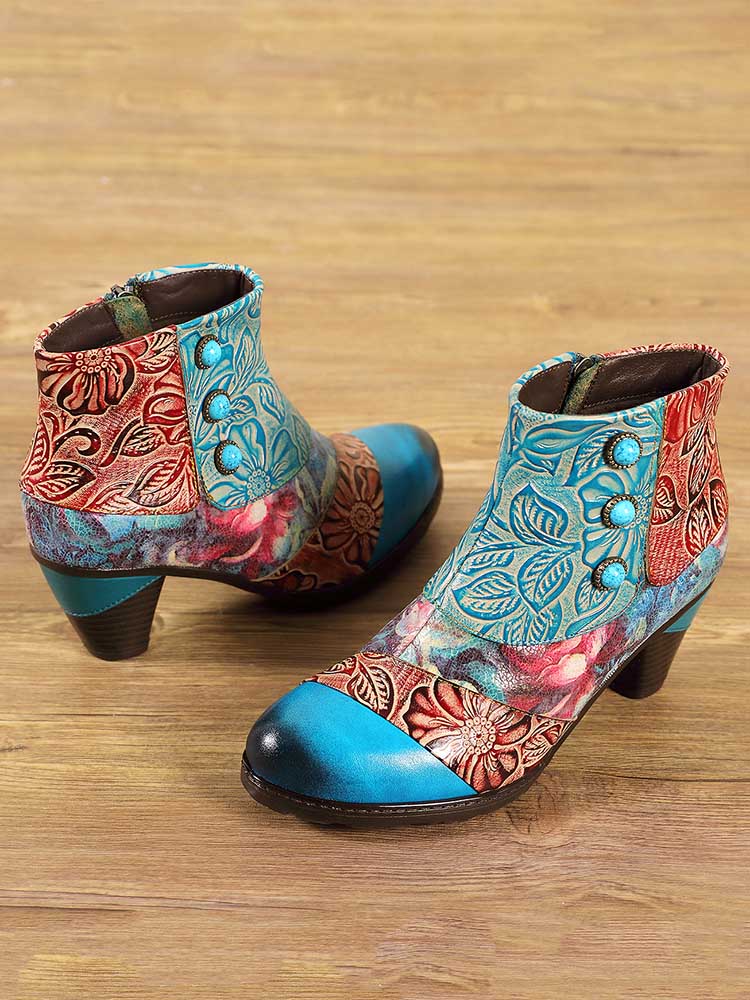 Leanna Vintage Handmade Ankle Boots – product view 12