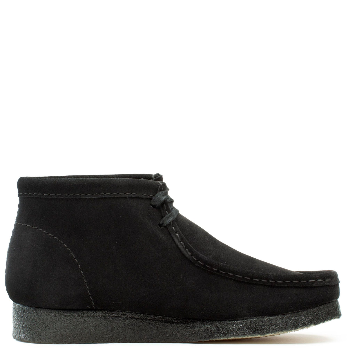 CLEARANCE — Clarks Men's Wallabee boot black suede 26155517