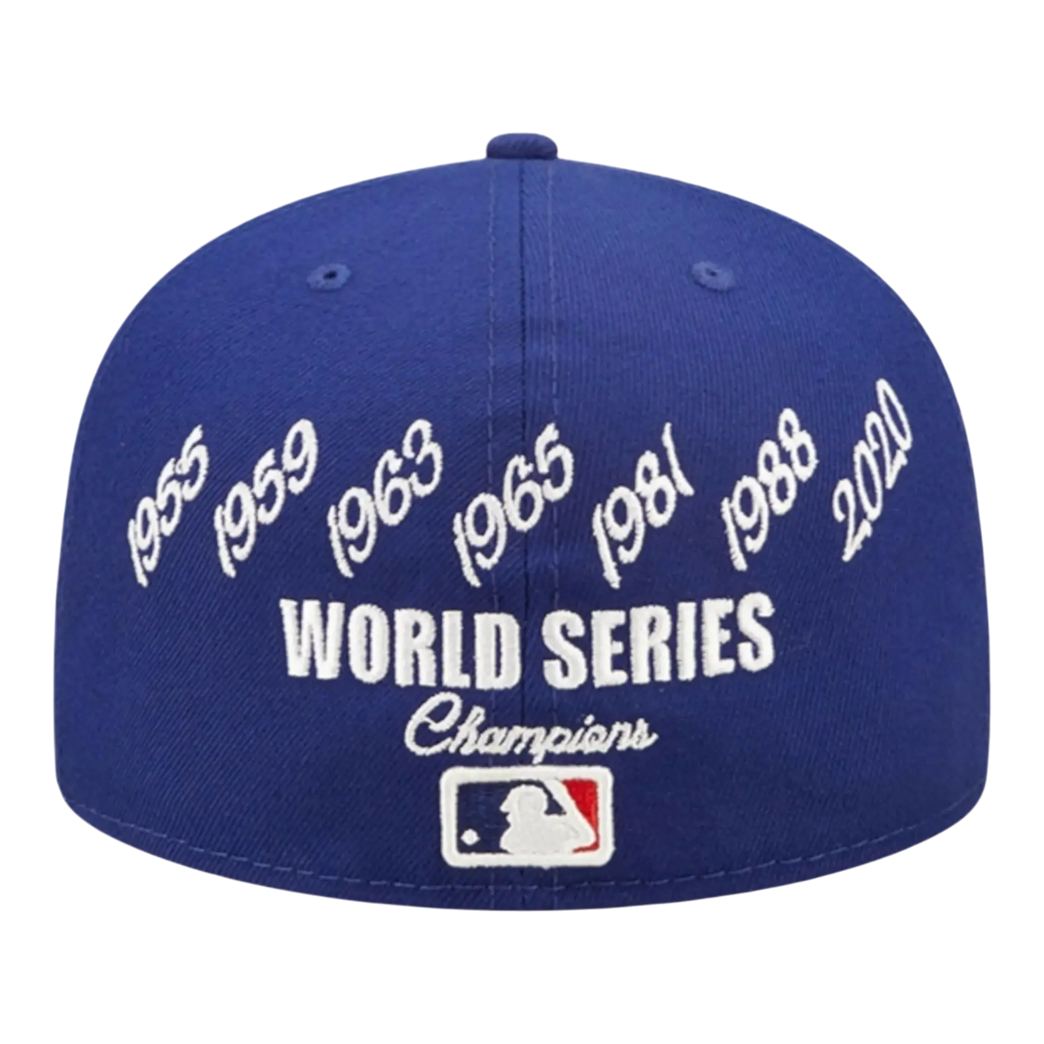 New Era Los Angeles Dodgers Crown Champs WS Fitted Hat Blue Men Fitted Hat