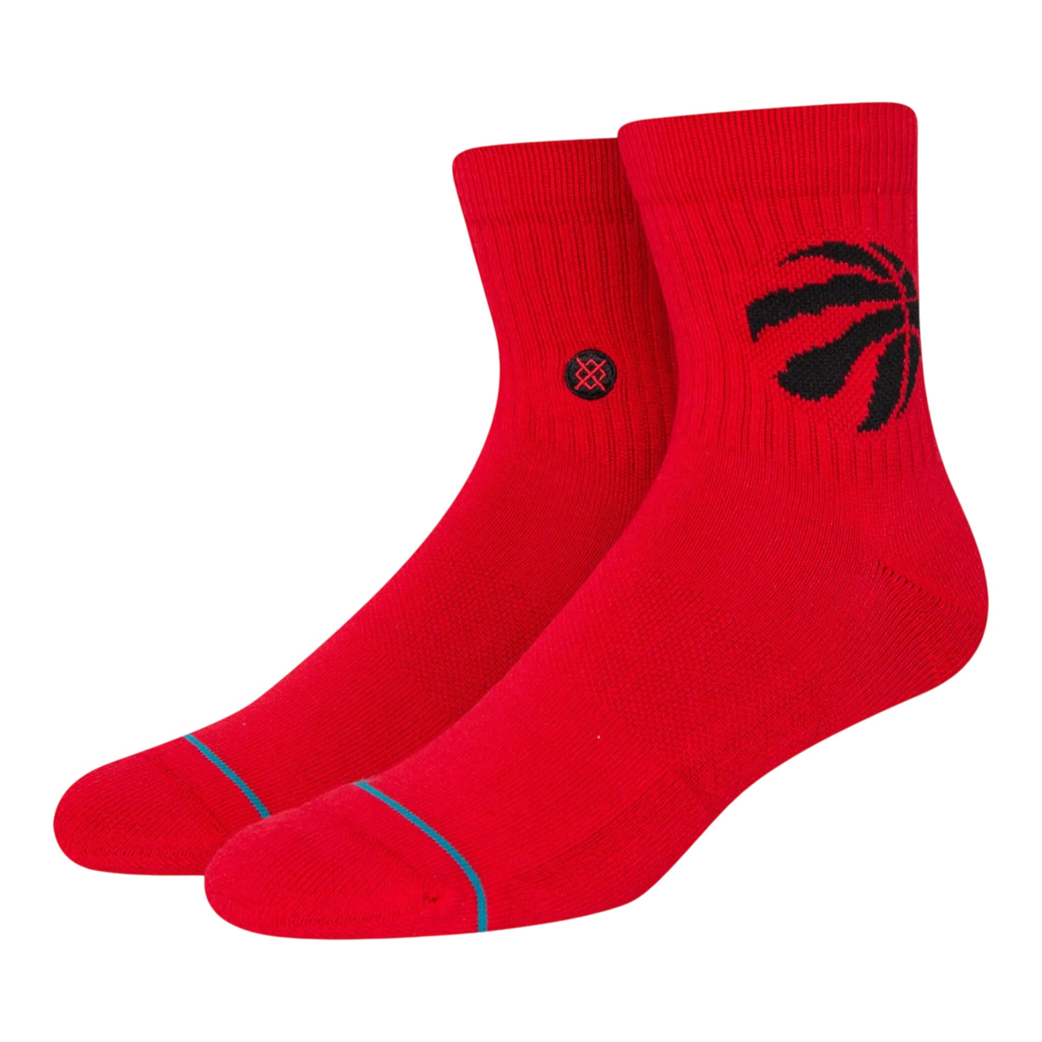 Stance x NBA Toronto Raptors Quarter Ankle Socks Red