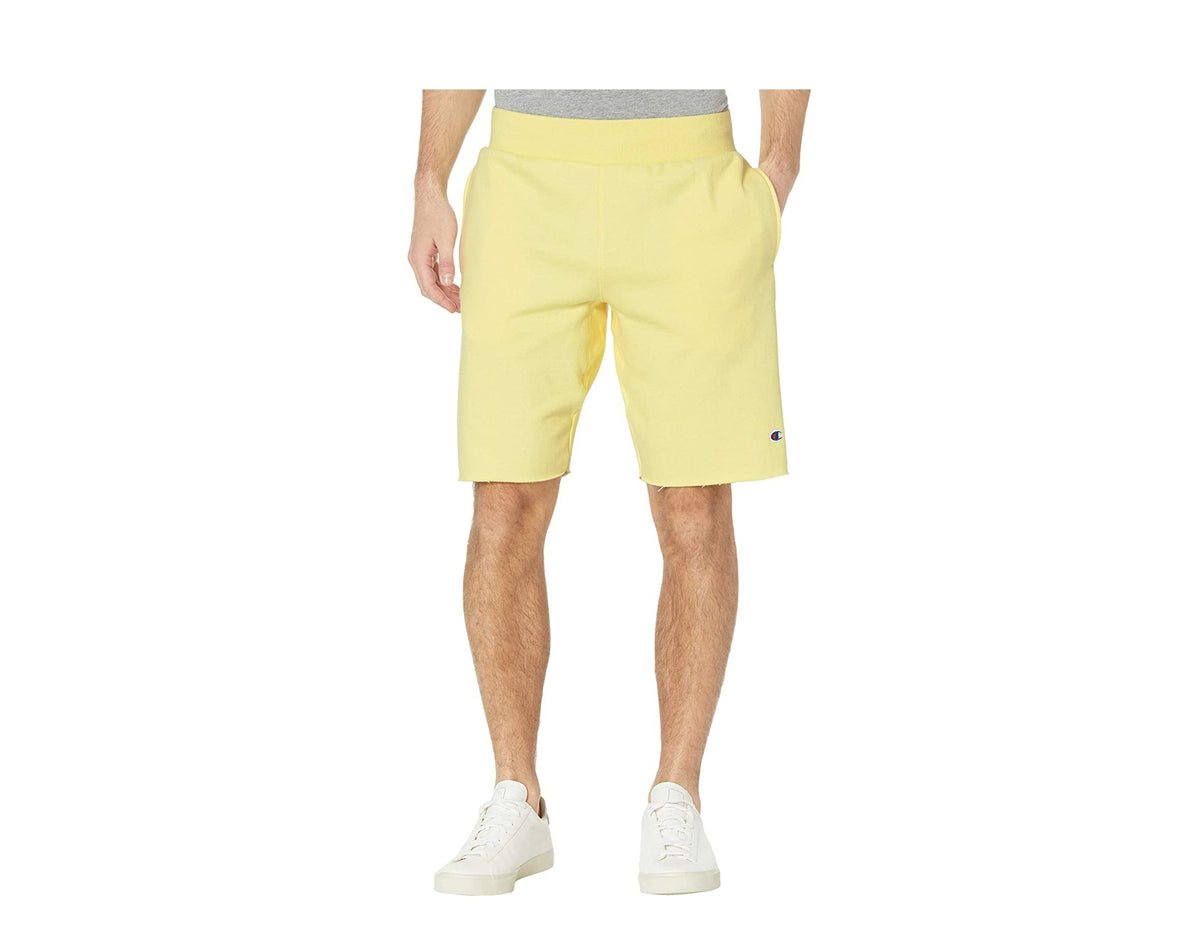 Champion C Life Reverse Weave Cut Men's Shorts — Off Lemon/Glacier