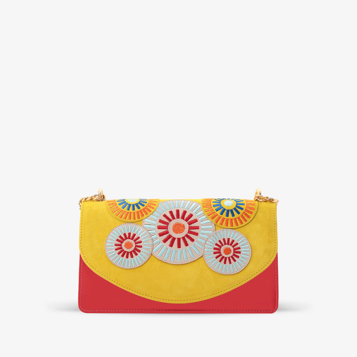 Vinci Leather The Parama Yellow Leather Handbag – product view 2