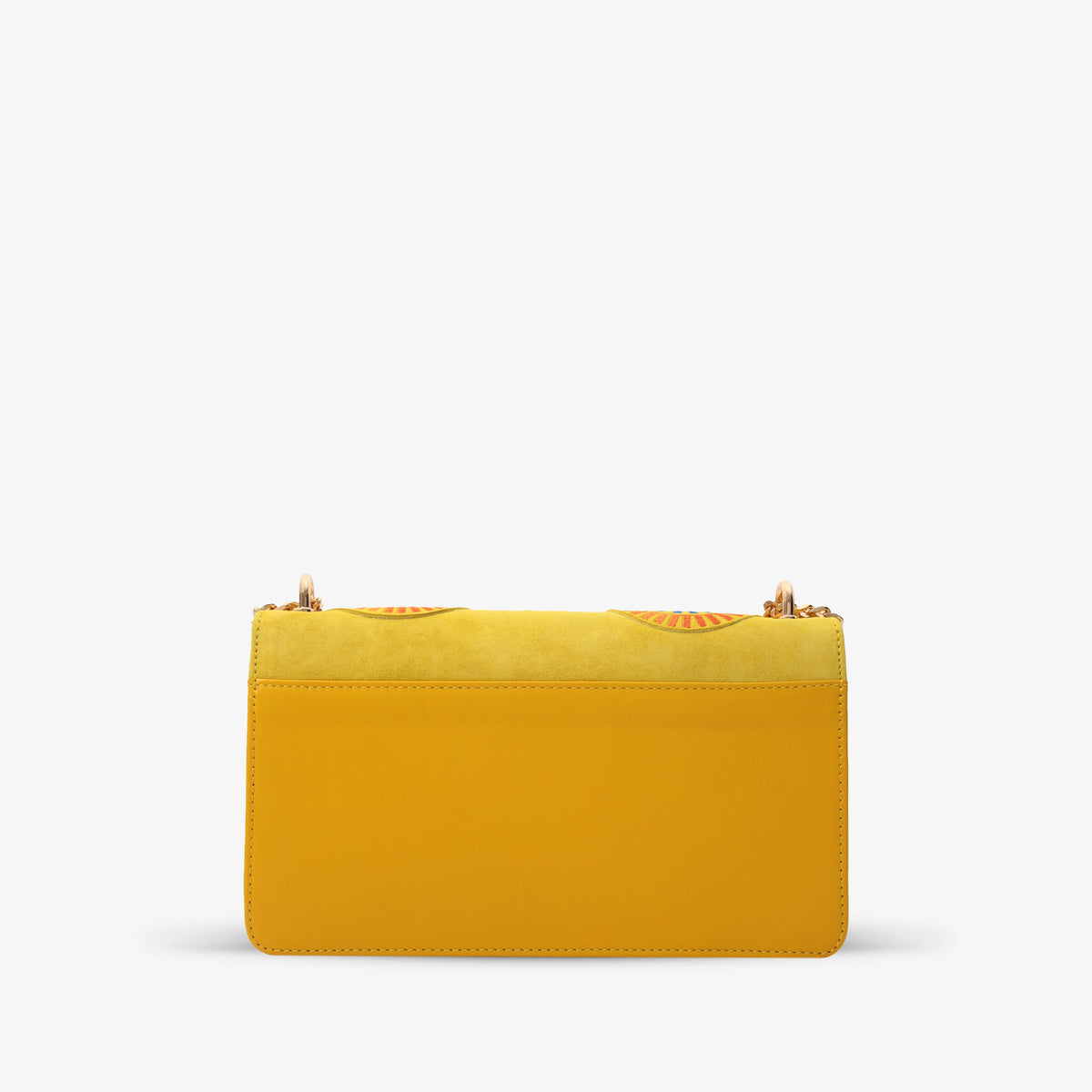 Vinci Leather The Parama Yellow Leather Handbag – product view 6