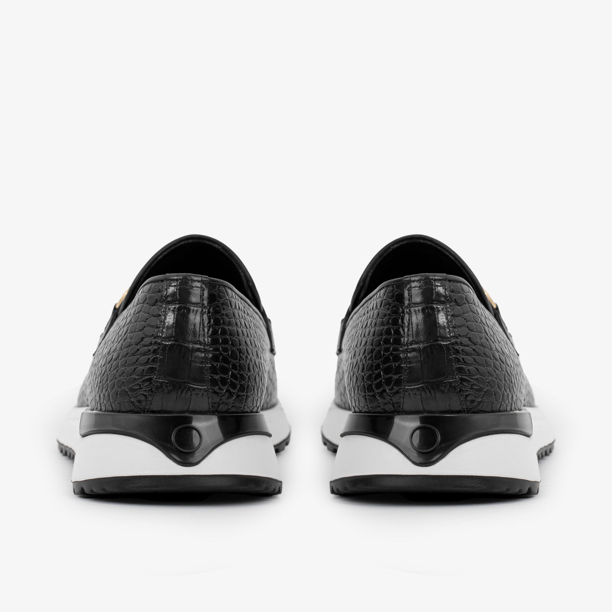 Vinci Leather The Padova Black Leather Men Sneaker – product view 6