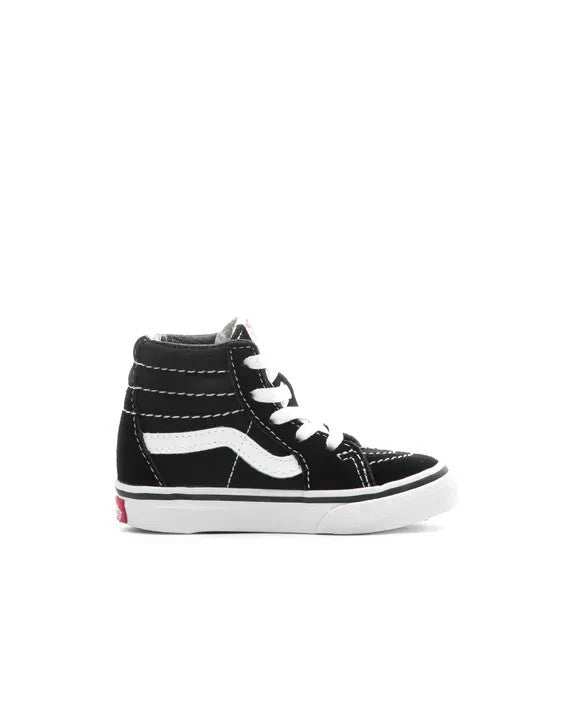 Vans SK8 Hi Round Toe Kids' Sneakers — True White/Black