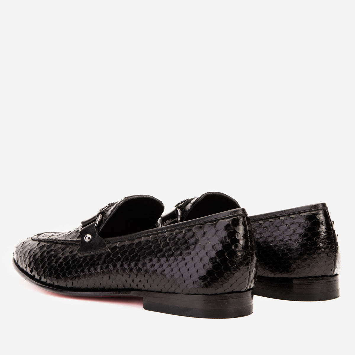 The Boss Pyth Black Shoe Bit Loafer Men Shoe