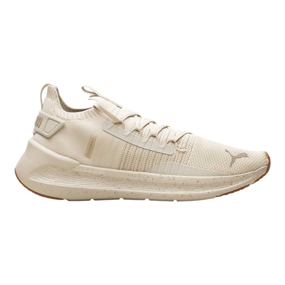 Puma Softride Symmetry Fuzion Speckle Men Running Sneakers Desert Dust/Gum – product view 1