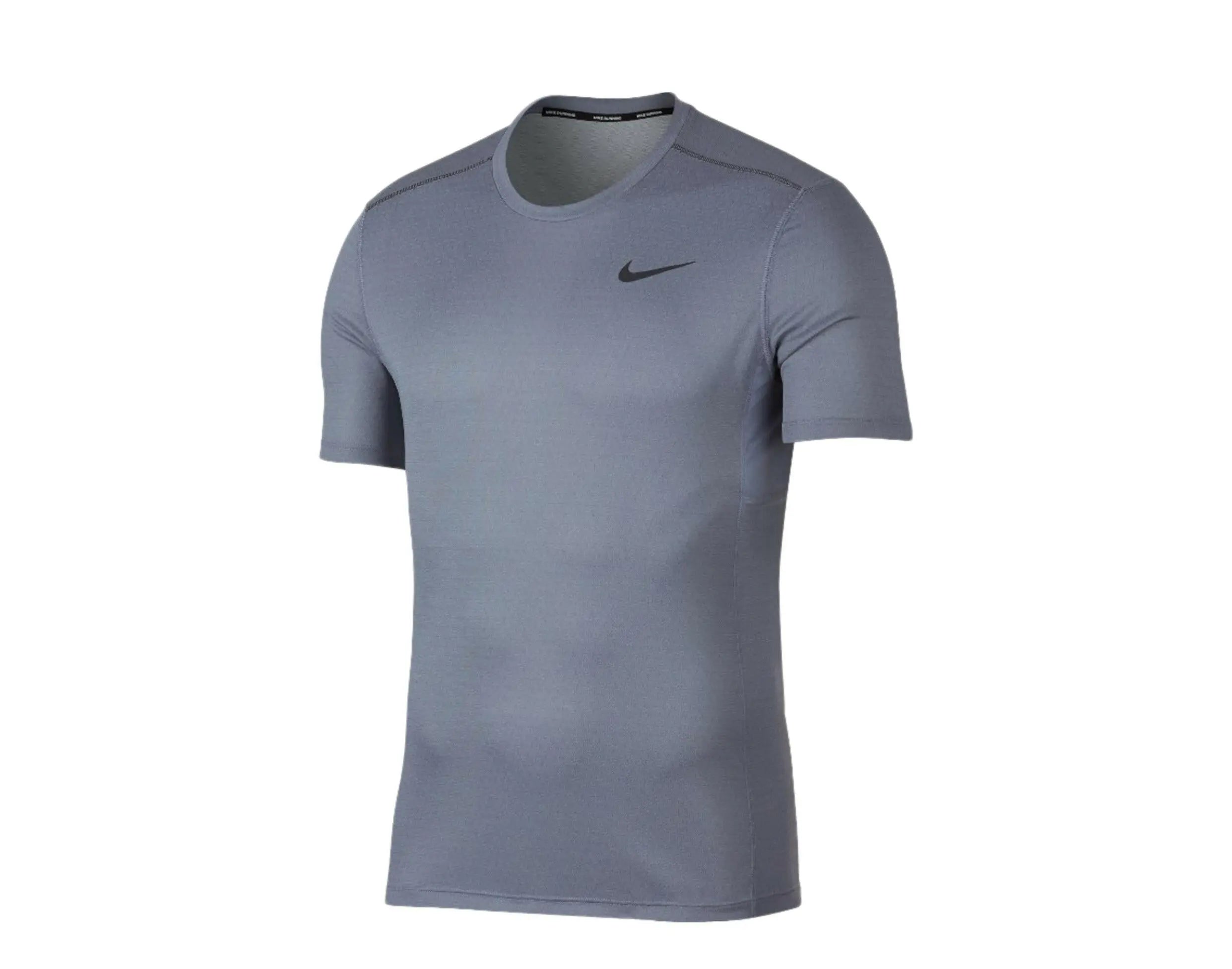 Nike Milers Short-Sleeve Men T-Shirts Ashen Slate/Heather