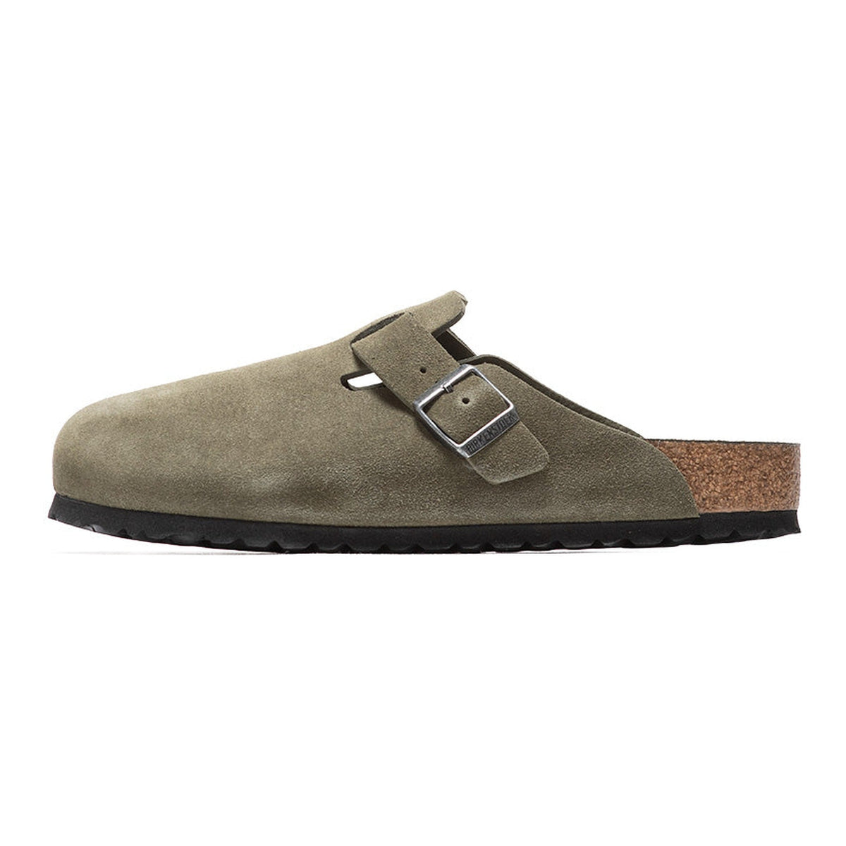 Birkenstock Boston Soft Footbed Unisex Clogs — Thyme Suede – product view 4