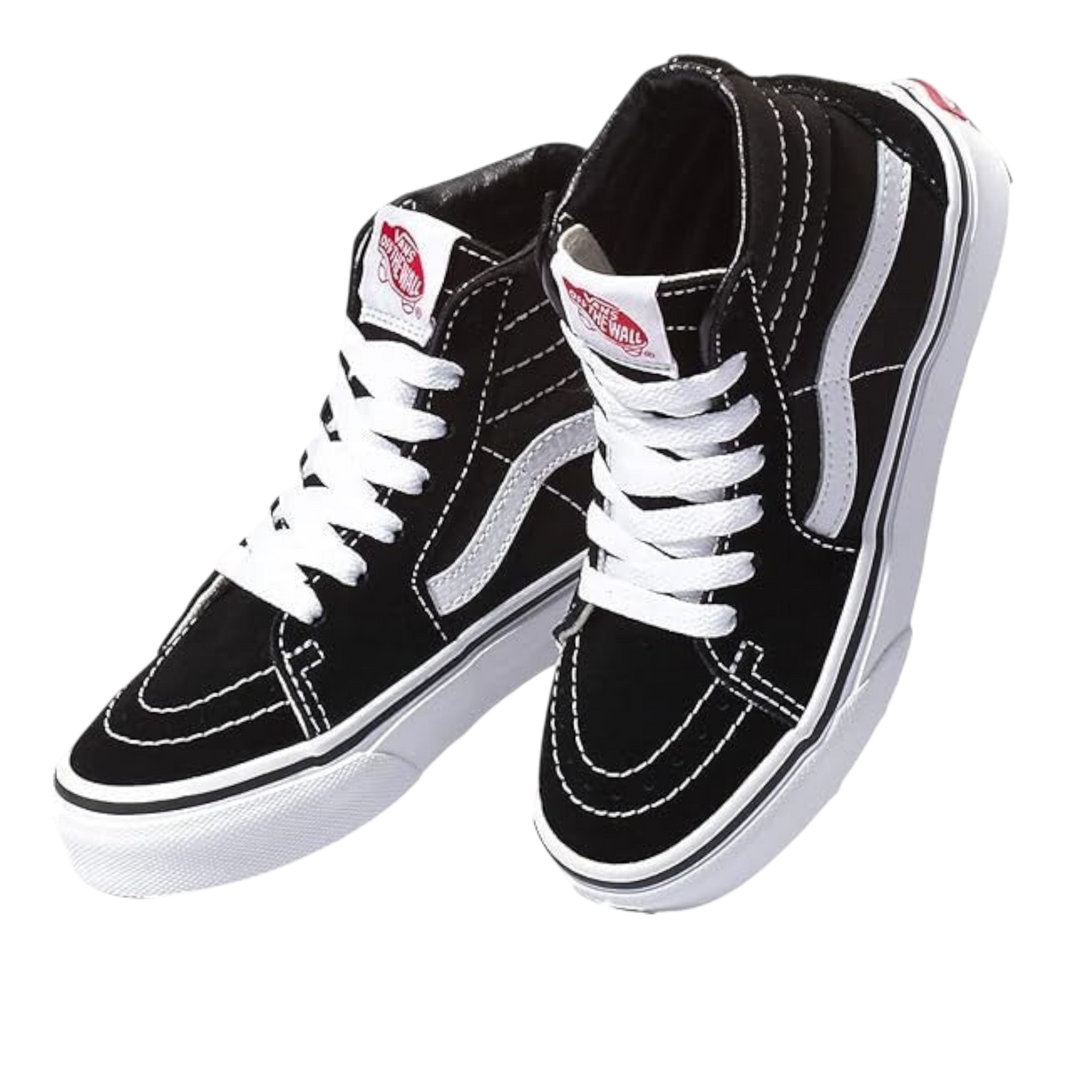 Vans UY Sk8 Hi VD5F6BT Trainers Kids' Sneakers — Black/White Leather High-Top – product view 1