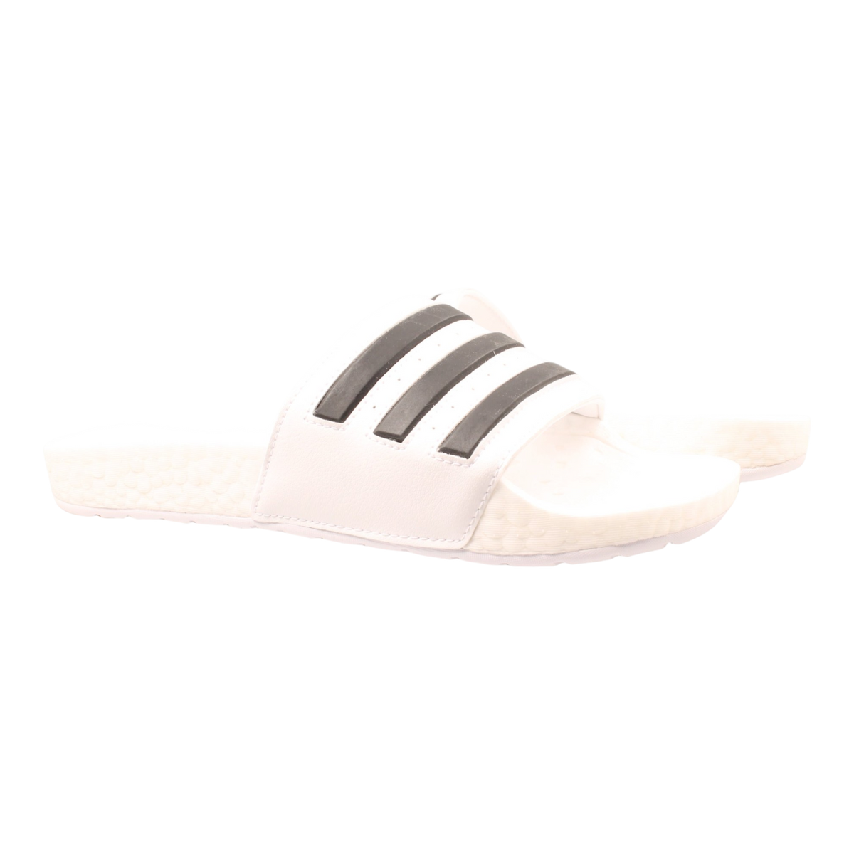 adidas Adilette Boost Slides — White/Black – product view 1