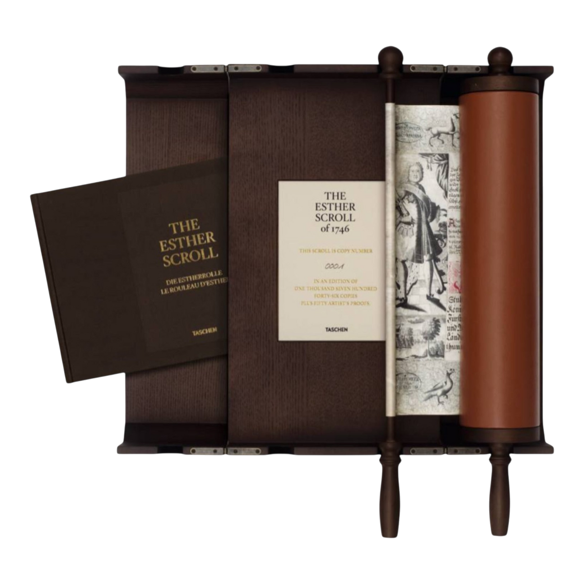 Taschen The Esther Scroll — Manuscript in Wooden Display – product view 1