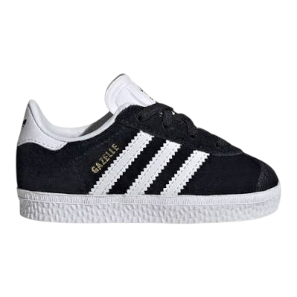adidas Originals Gazelle I Toddlers' (TD) Sneakers — Black/White Suede Low-Top
