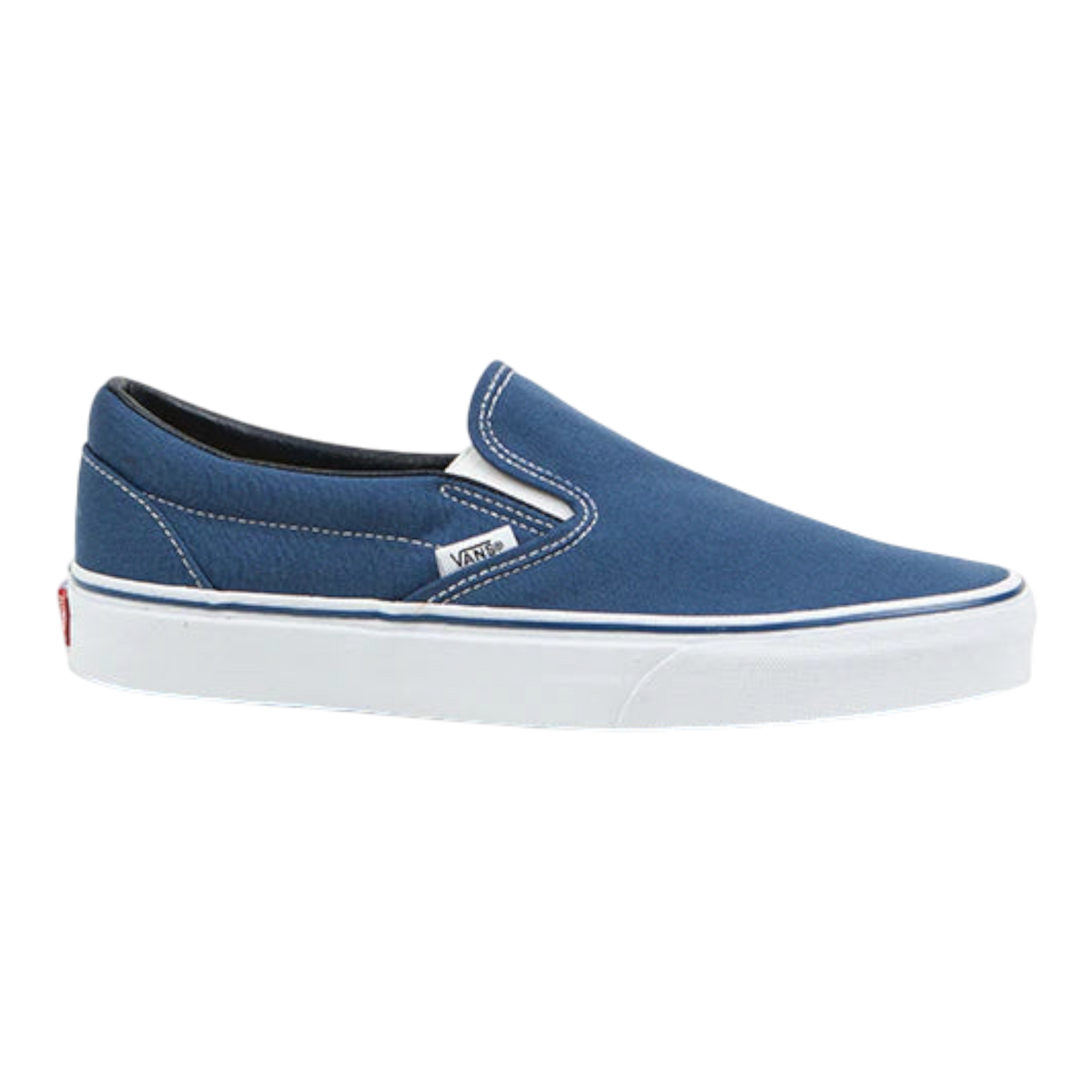 Vans Classic Slip-On Men's Sneakers — Navy Canvas Low-Top