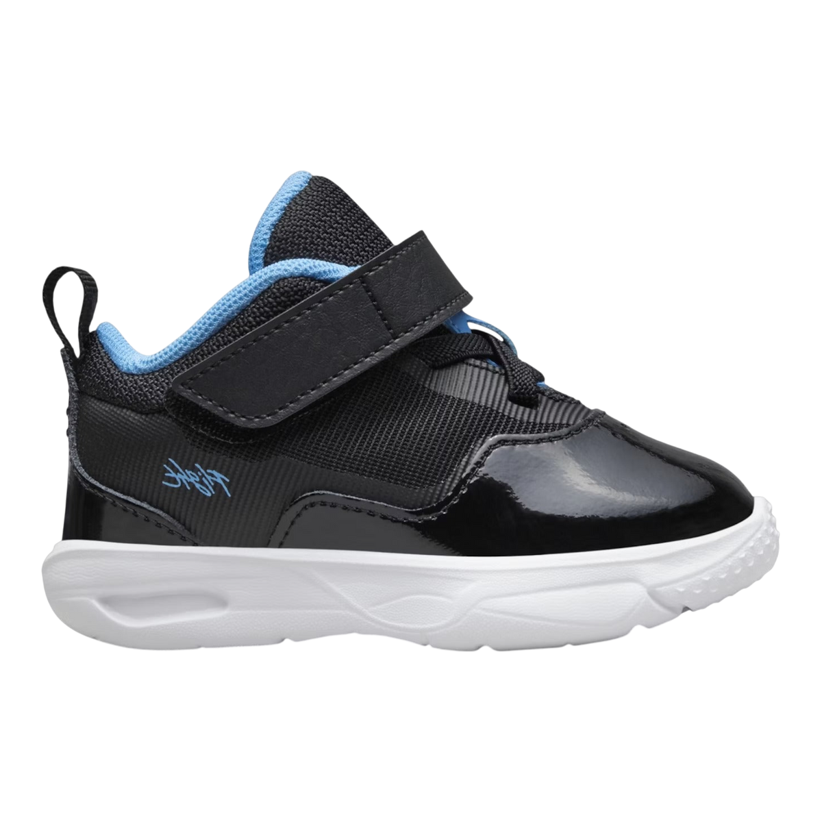 Air Jordan Stay Loyal 3 Toddlers' (TD) Sneakers — Black/White/University Blue Leather Mid-Top
