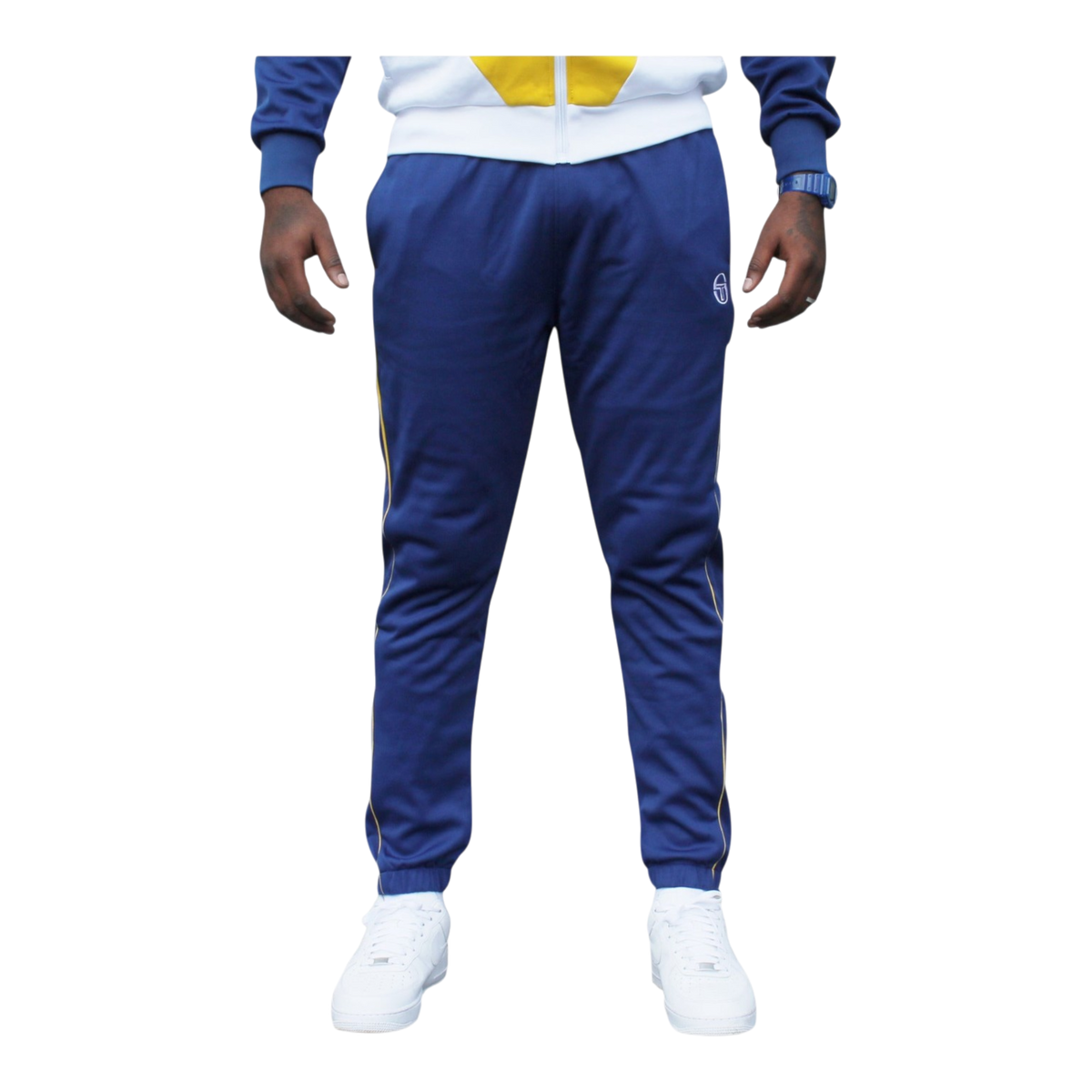 Sergio Tacchini Ascot Archivio Men's Track Pants β Royal/White