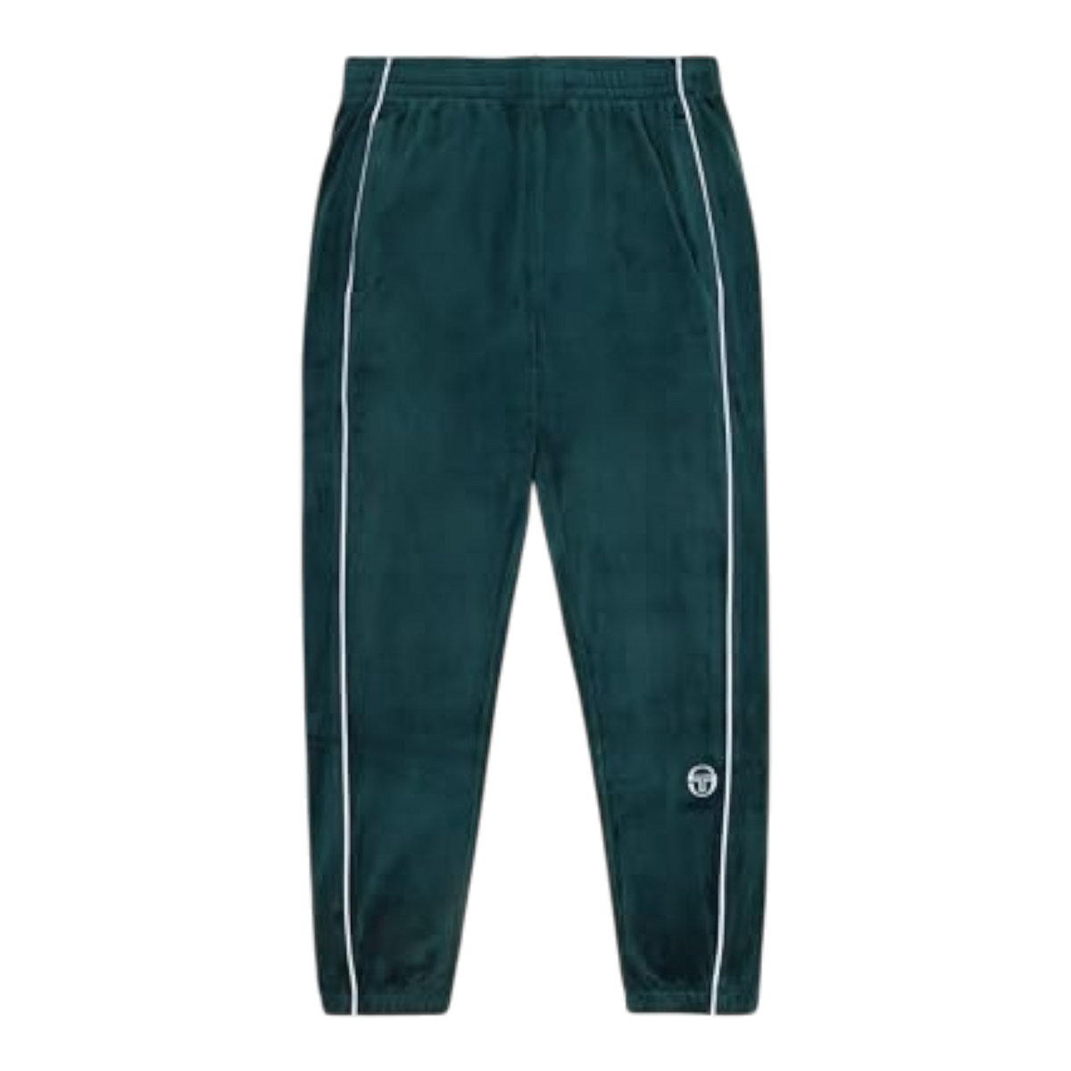 Sergio Tacchini Lioni Velour Men's Track Pants β Dark Green