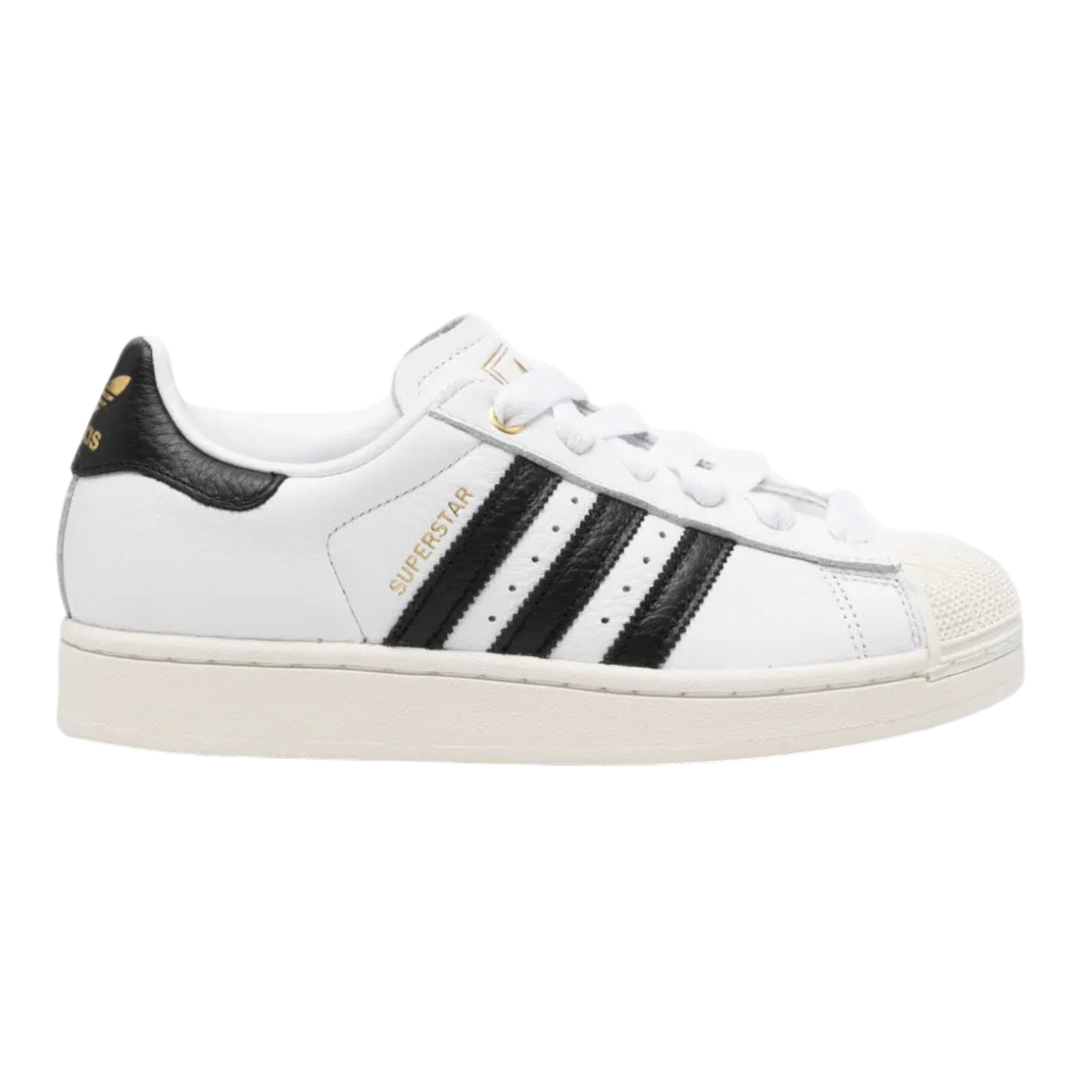 adidas Superstar II Men's Sneakers — White/Black Leather Low-Top