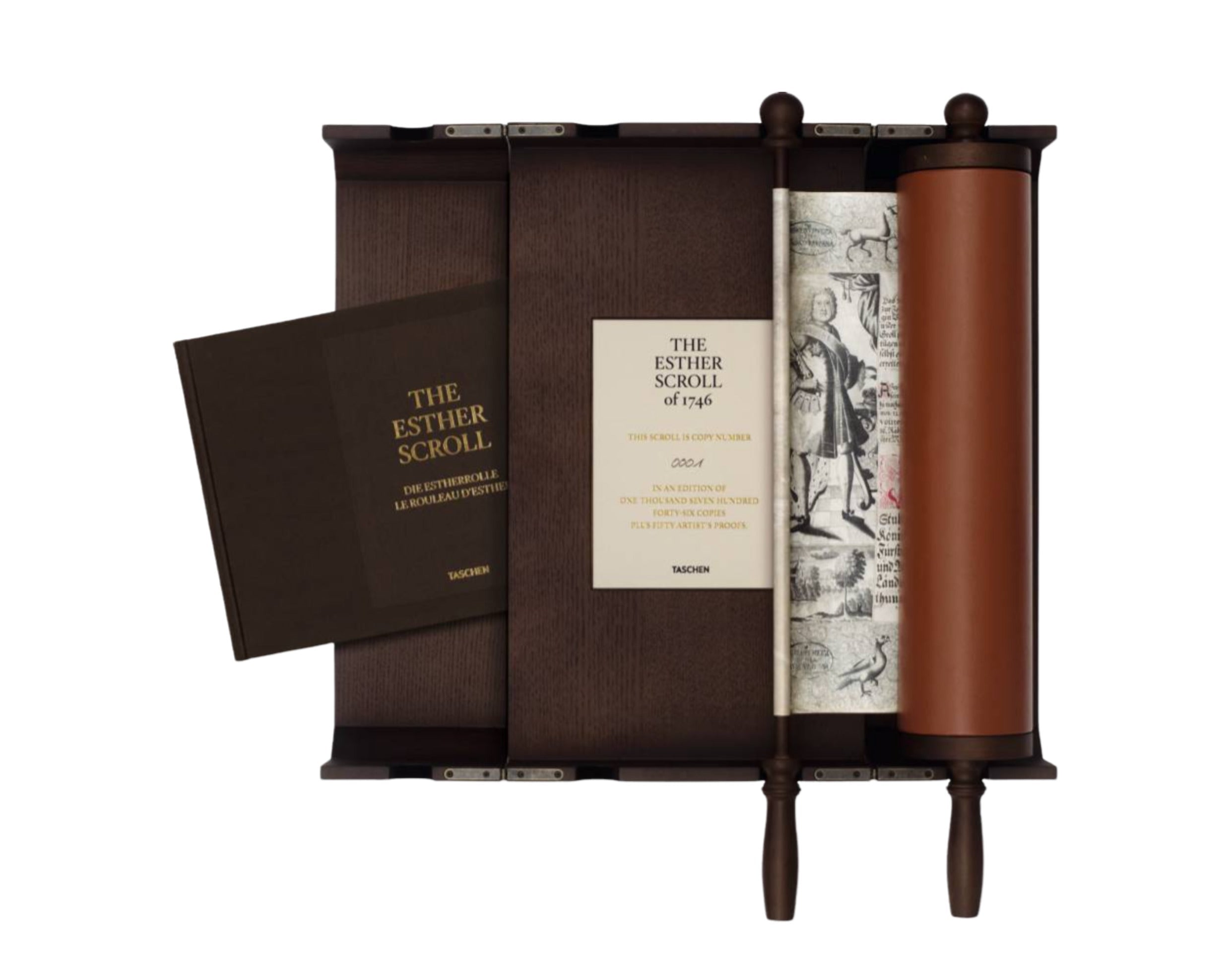 Taschen The Esther Scroll β Manuscript in Wooden Display