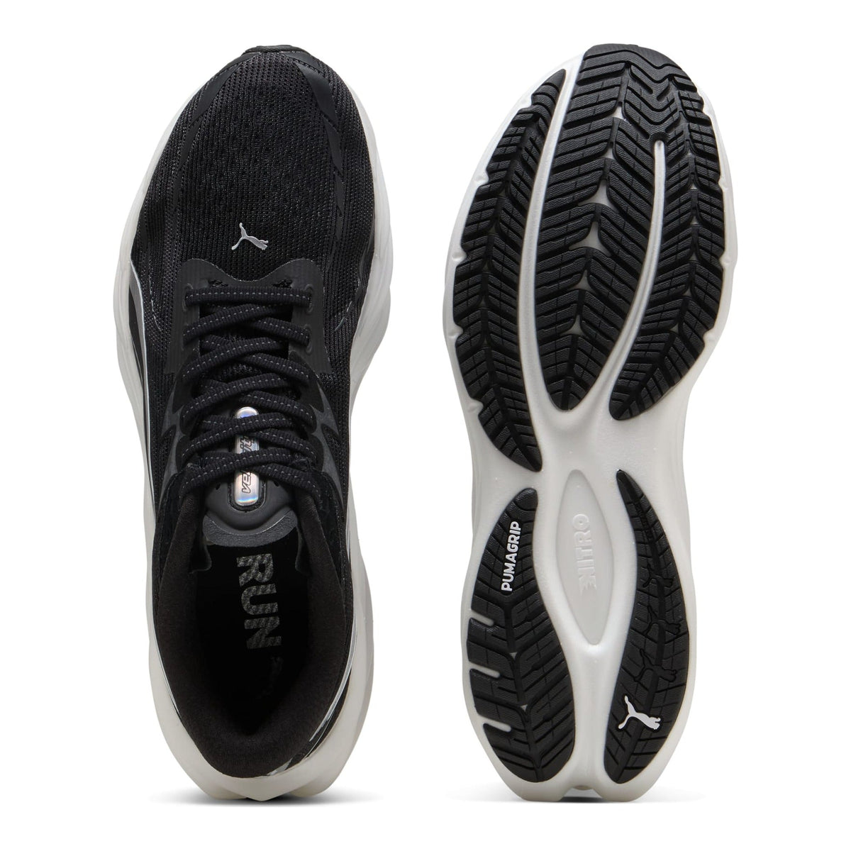 PUMA Velocity Nitro 4 Men's Running Shoes — PUMA Black/PUMA Silver