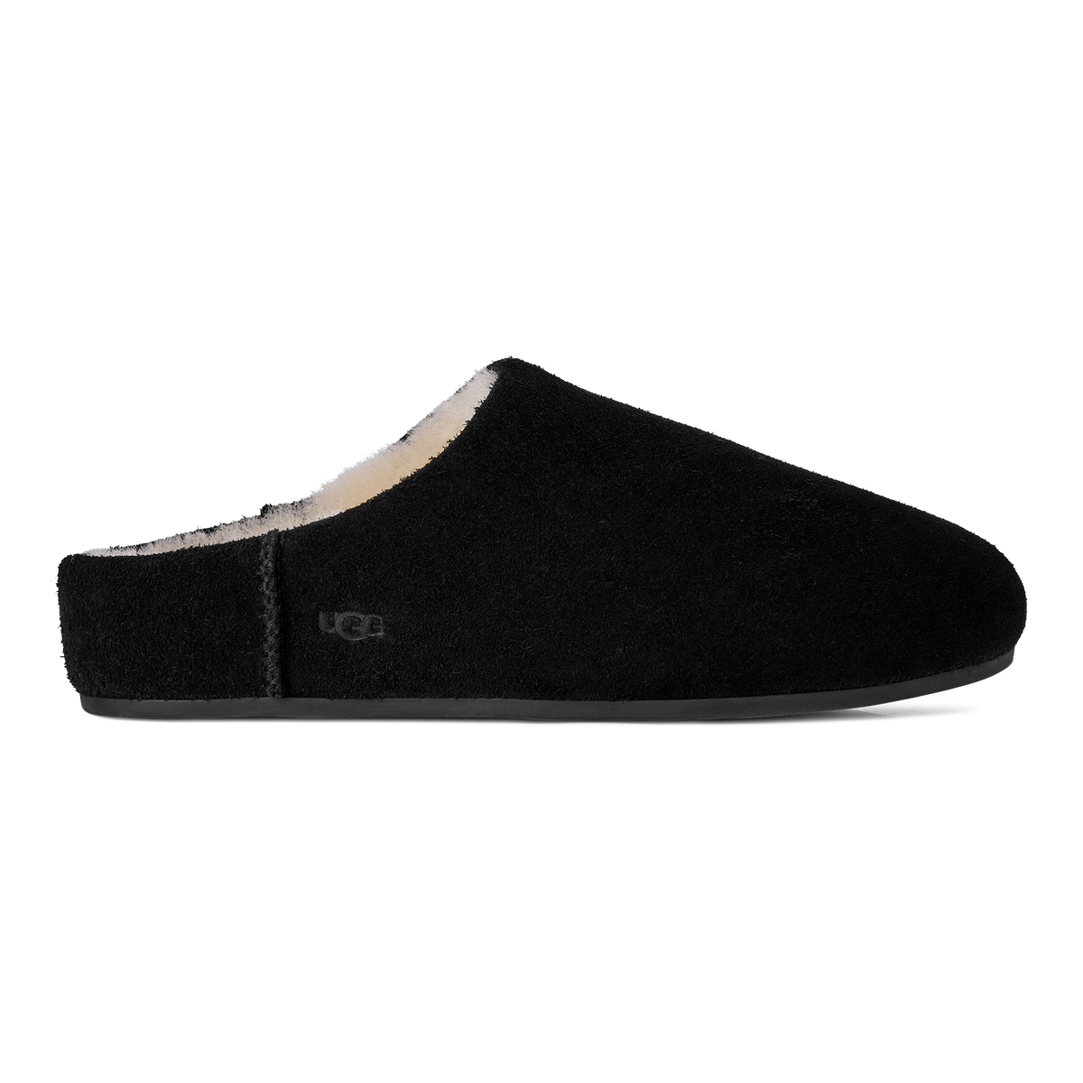 UGG Elea Womens Slip-On Slippers β Black Suede
