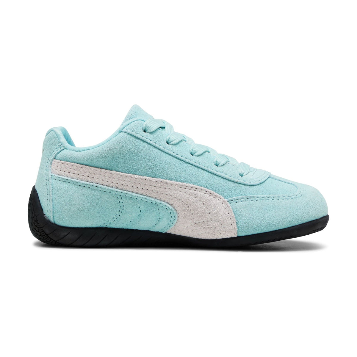 PUMA Speedcat OG Little Kids (PS) Sneakers — Safe Lake/PUMA White Suede Low-Top