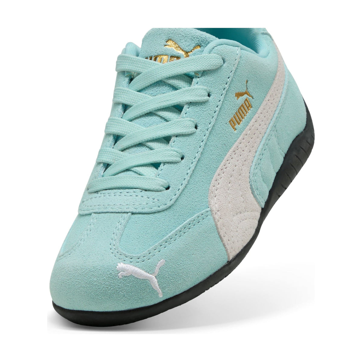PUMA Speedcat OG Little Kids (PS) Sneakers — Safe Lake/PUMA White Suede Low-Top
