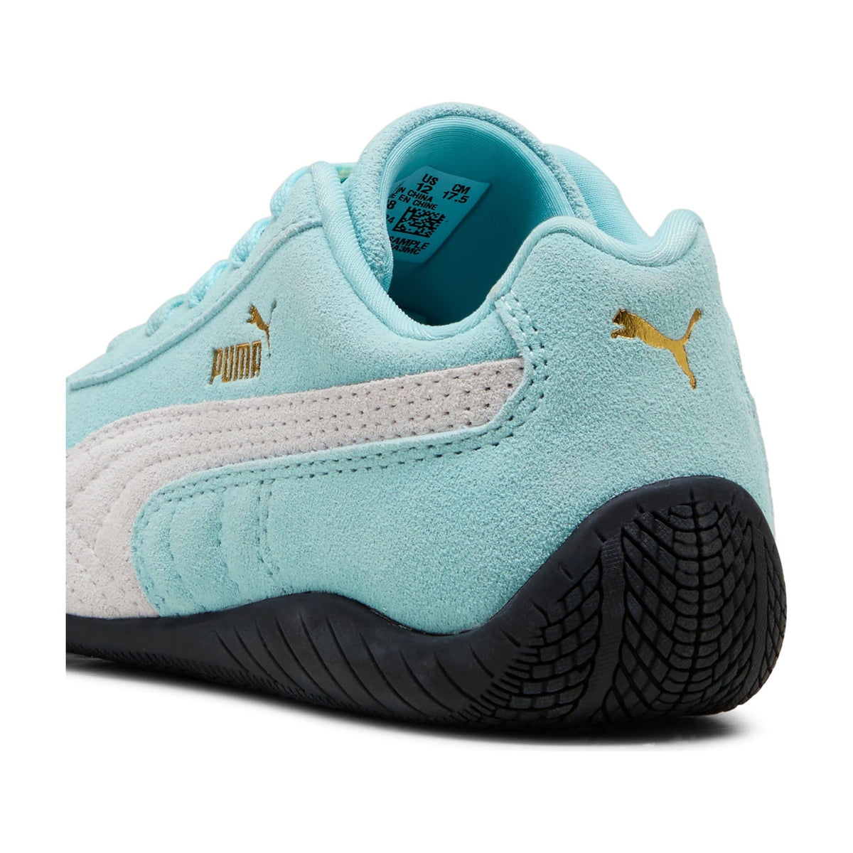 PUMA Speedcat OG Little Kids (PS) Sneakers — Safe Lake/PUMA White Suede Low-Top