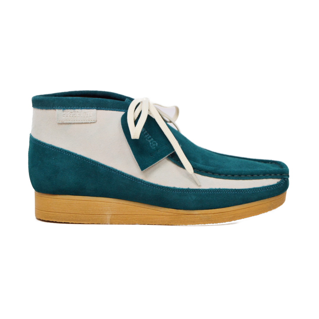 British Walkers New Castle Men's Powder Blue Suede Casual Shoes view 54