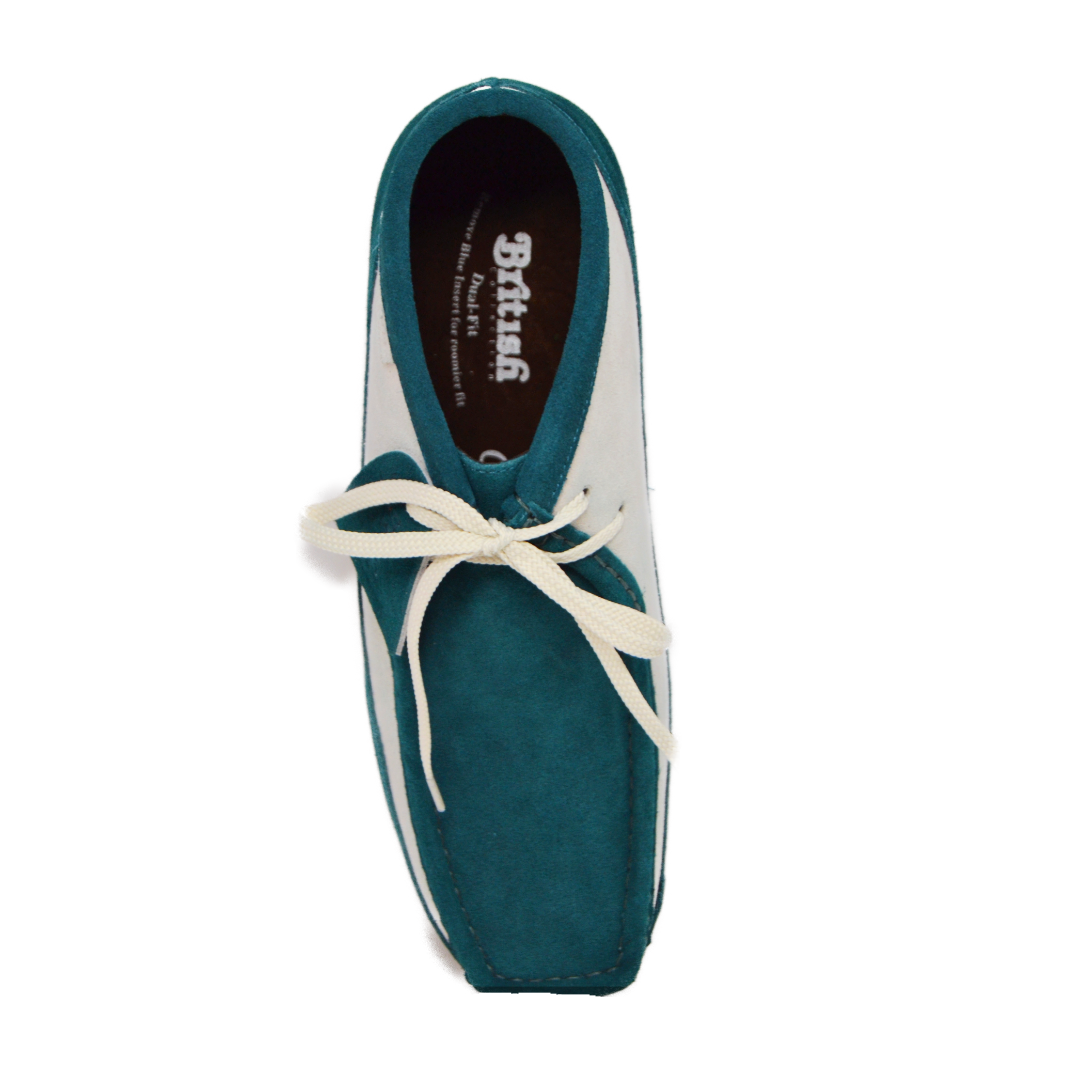 British Walkers New Castle Men's Powder Blue Suede Casual Shoes view 50
