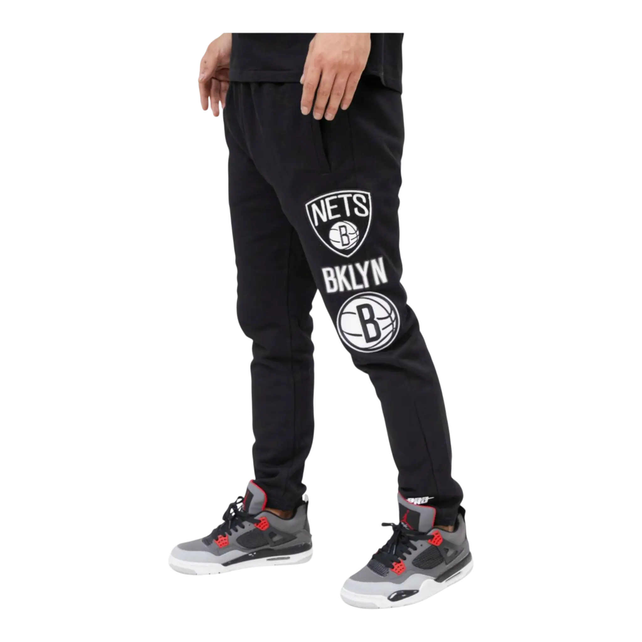 Pro Standard NBA Brooklyn Nets Retro Classic Men's Sweatpants — Black