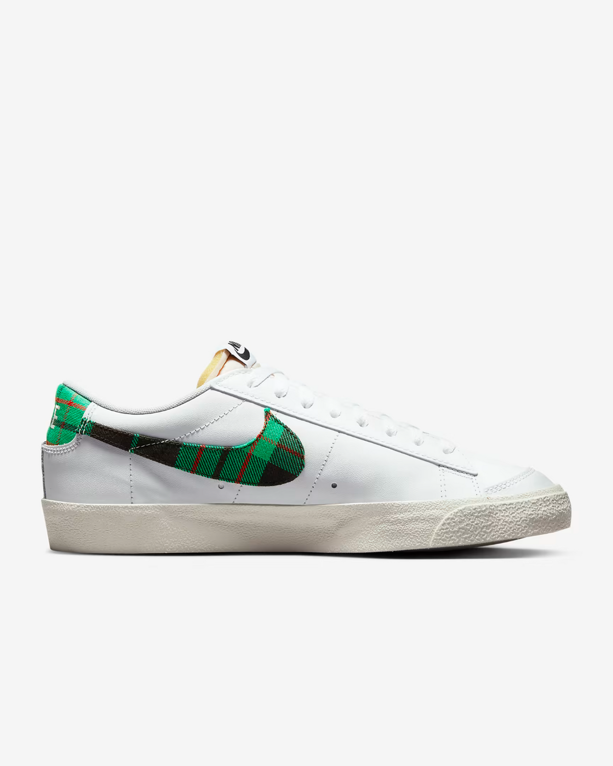Nike Blazer Low '77 Premium Men's Sneakers — White Leather Low-Top