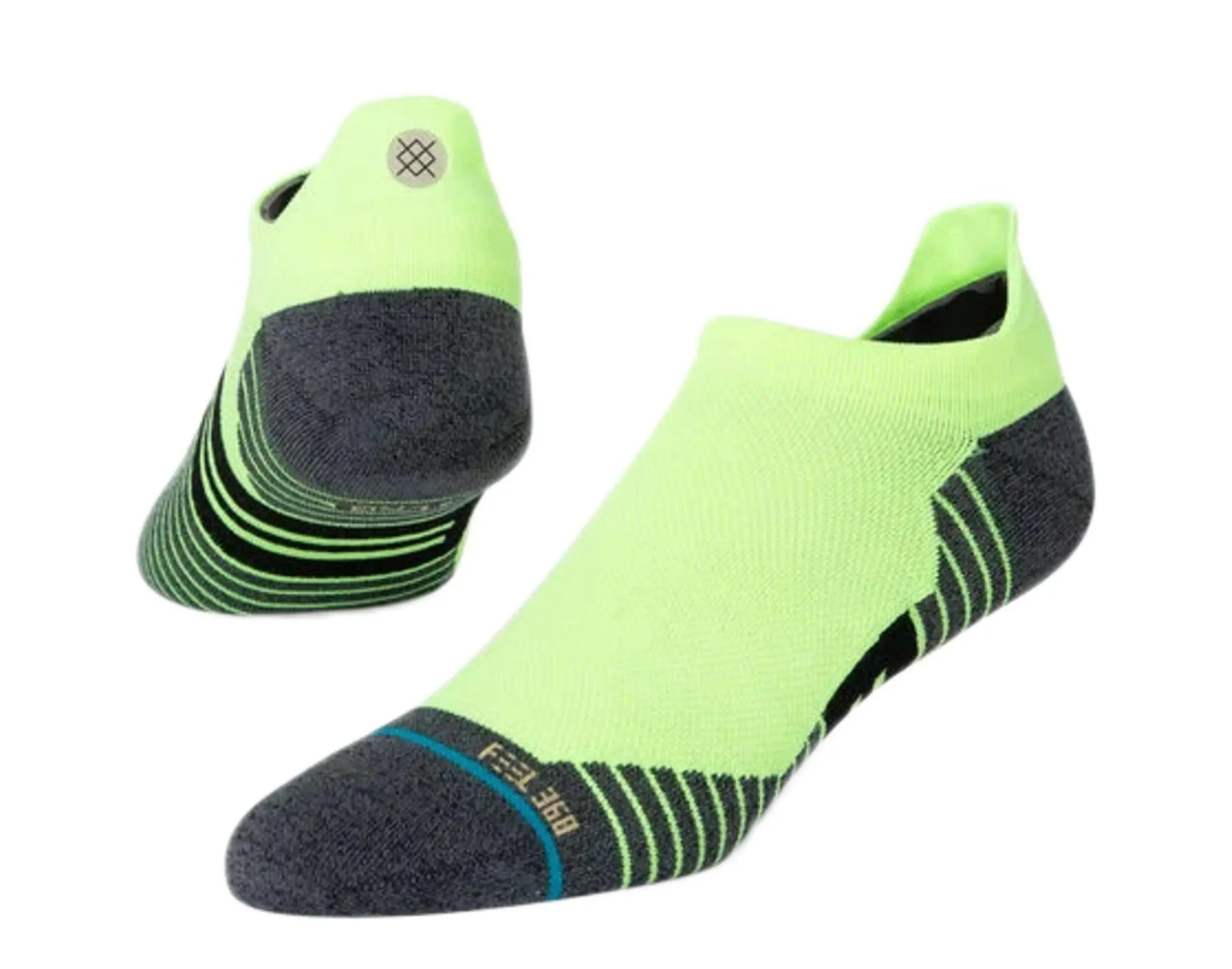 Stance Ultra Tab Running Men's Ankle Socks — Neon Green