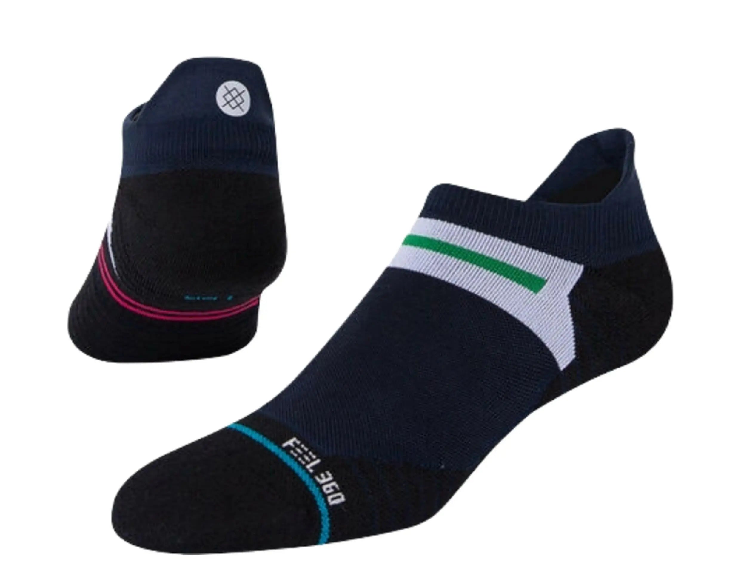 Stance Feel 360 Interim Tab Performance Men's Ankle Socks — Navy