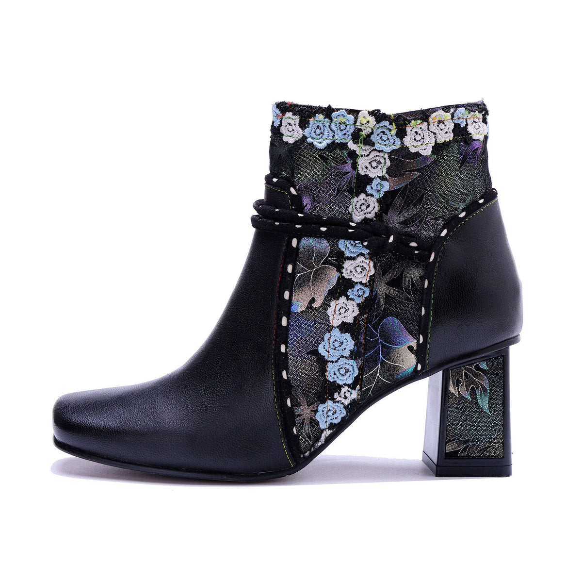Colorstepshoes Midnight Bloom Ankle Boots – product view 5