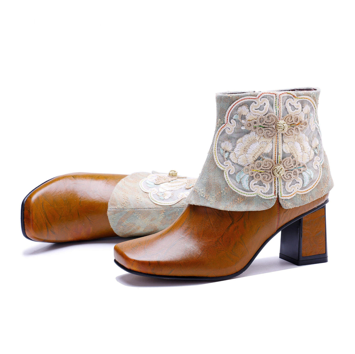 Colorstepshoes Unique Collar Ankle Boots – product view 2