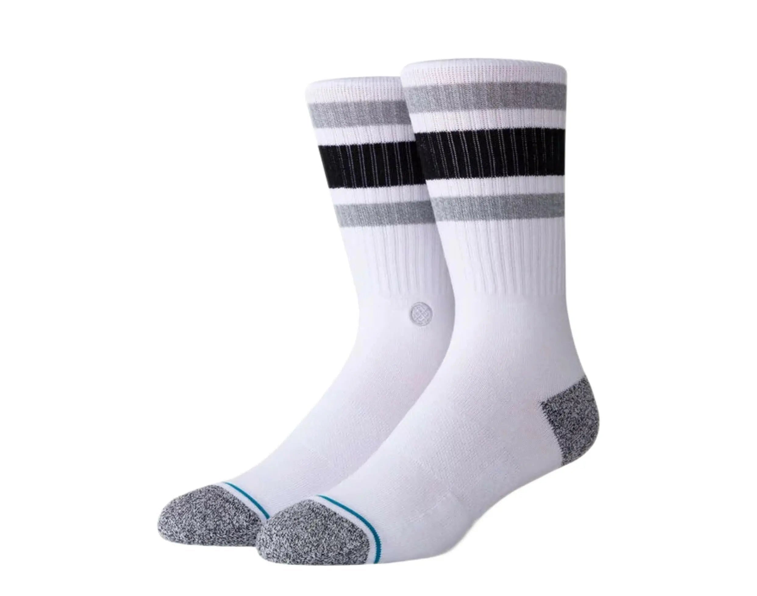 Stance Boyd ST Men's Crew Socks — White/Grey