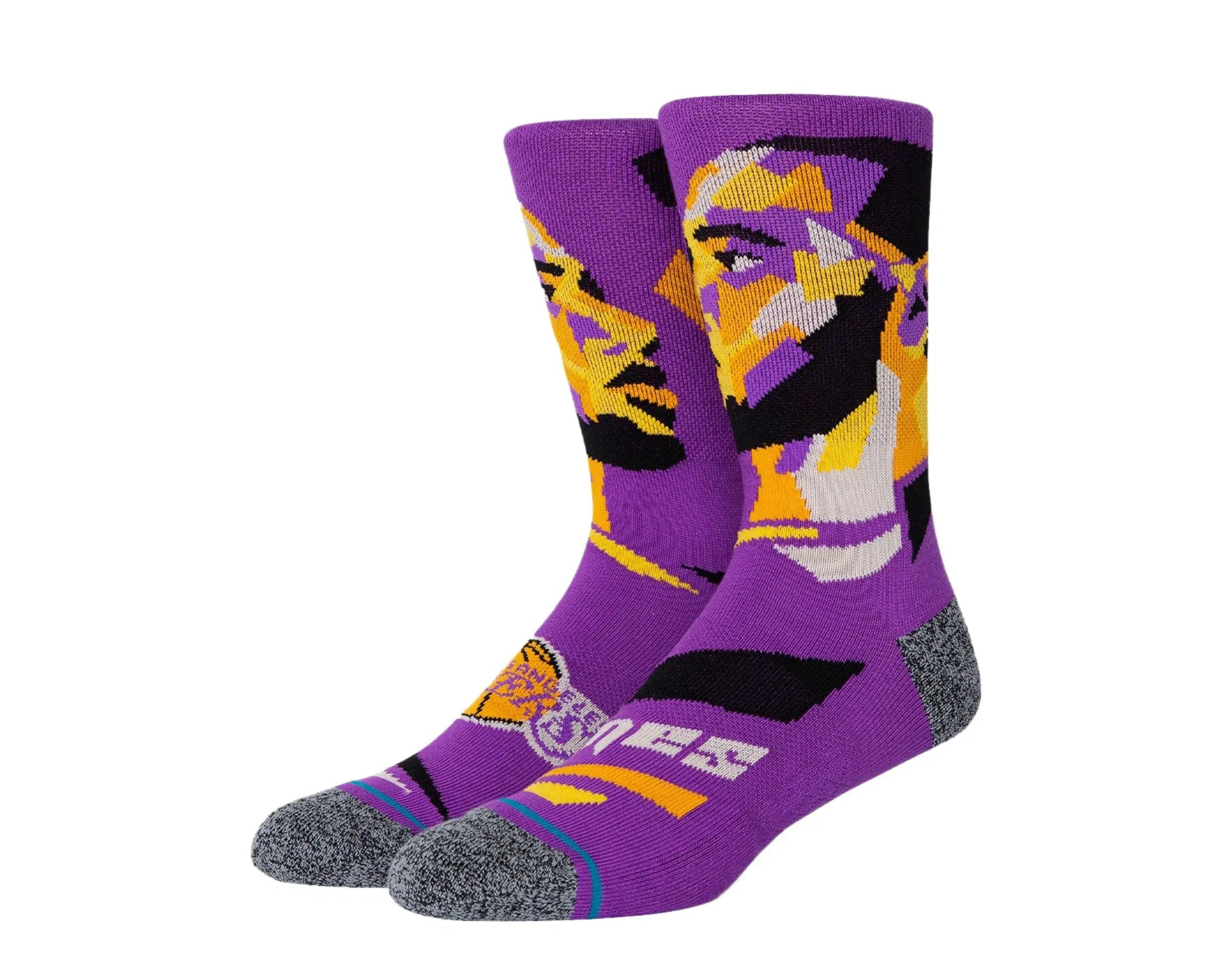 Stance Lebron James Profiler NBA Men's Crew Socks — Purple