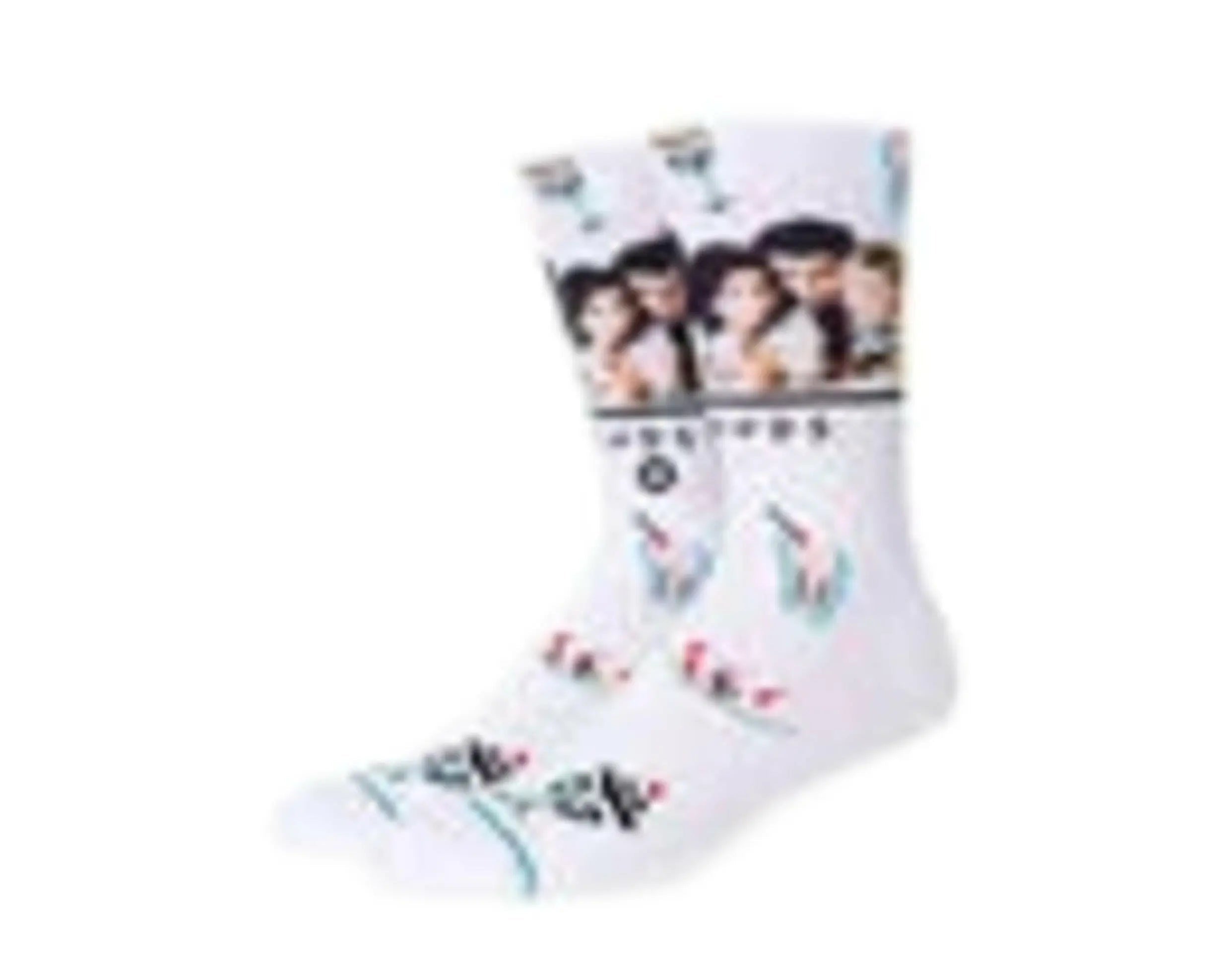 Stance The One With The Diner Friends Men's Crew Socks — White