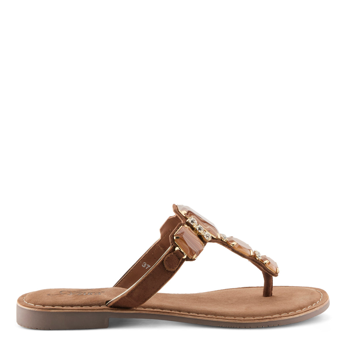 AZURA AGATES SANDALS – Three-Quarter View