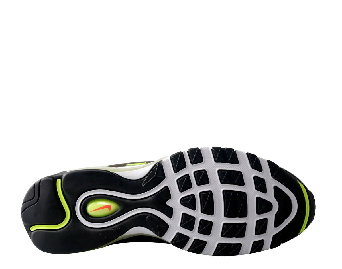 Nike Air Max Deluxe Men Running Sneakers Black/Volt-Habanero Red-White – product view 5