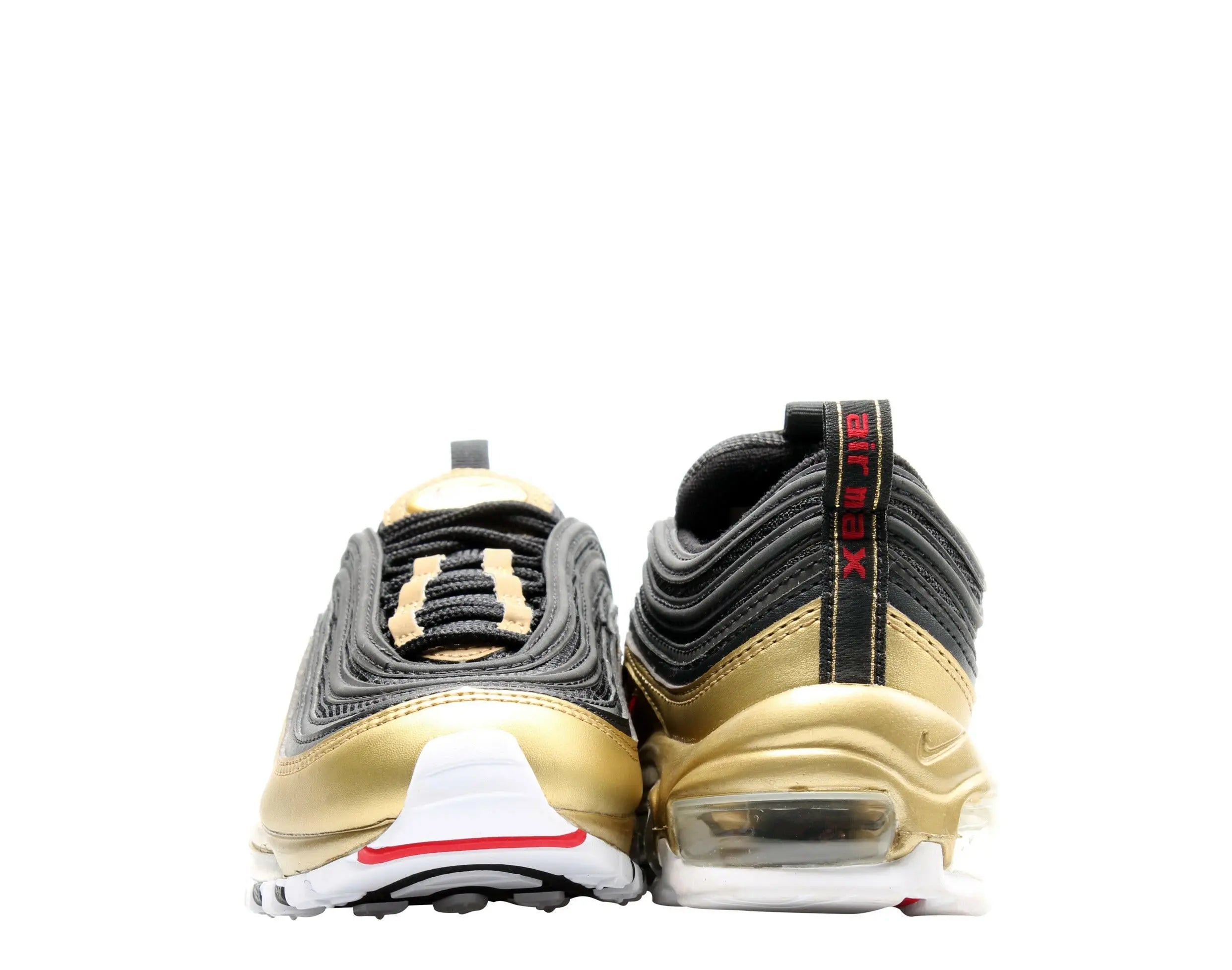 Nike Air Max 97 QS Men Running Sneakers Black/Metallic Gold