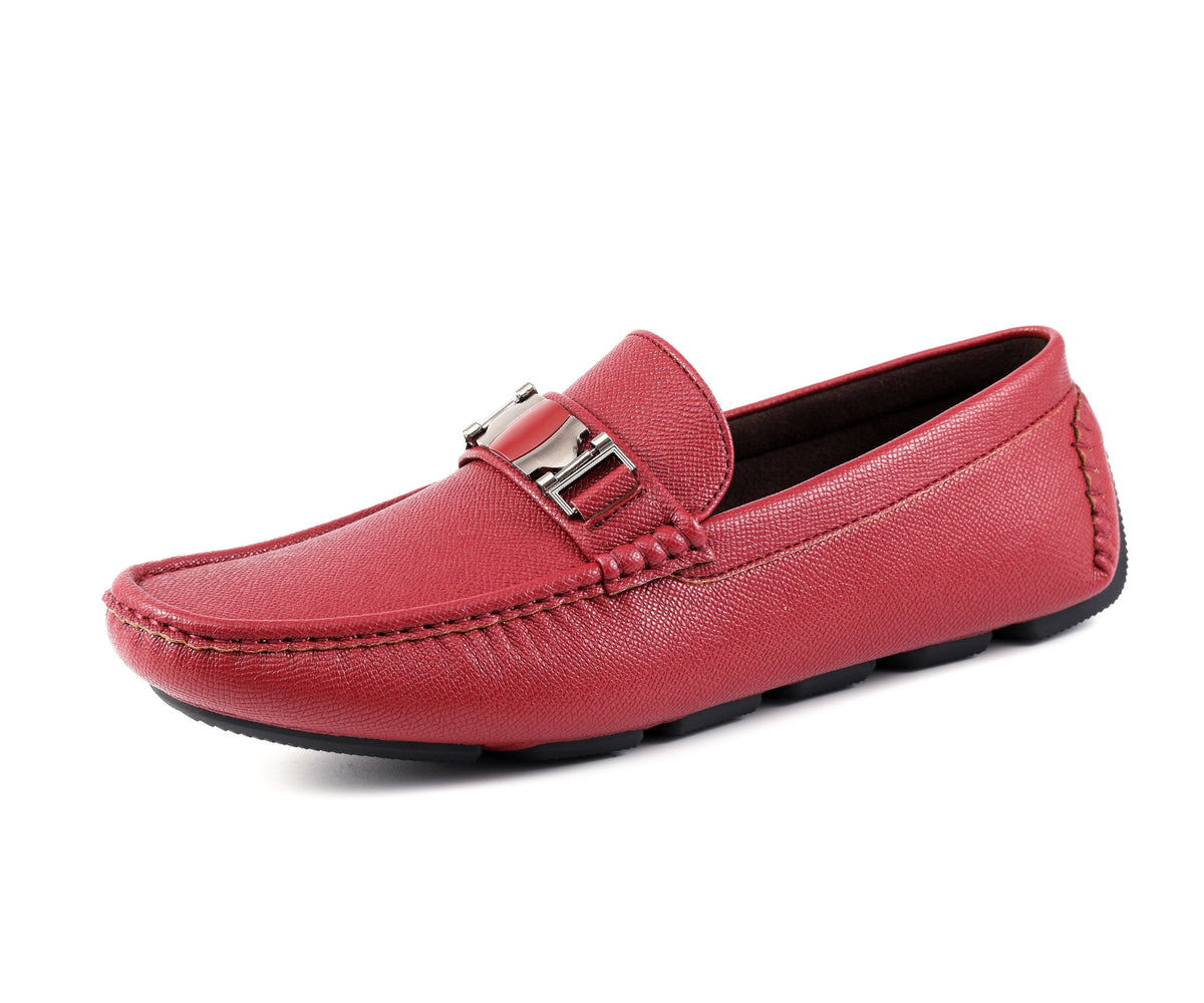 Amali Adonis Burgundy Loafers — product view 1