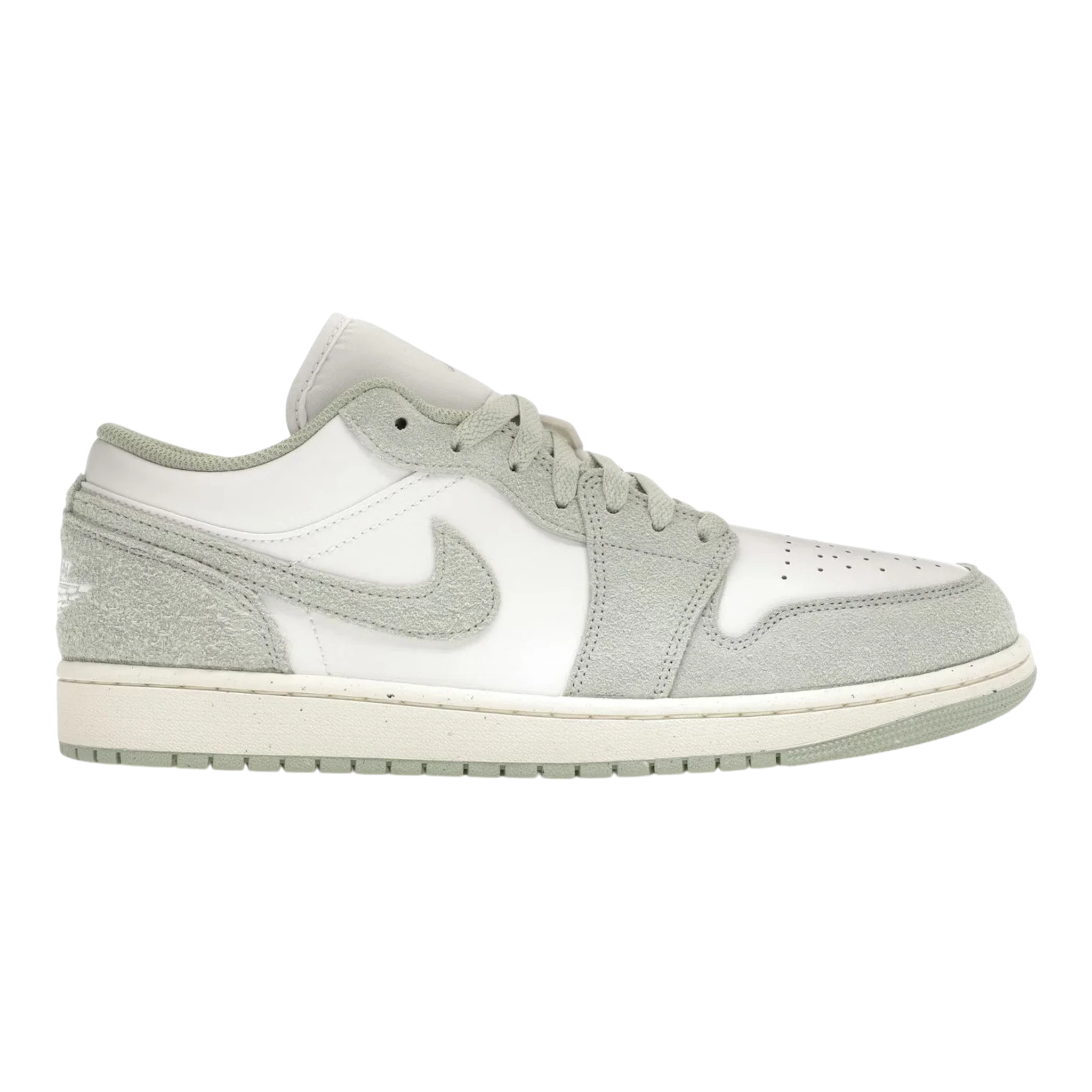 Nike Air Jordan 1 Low SE Men's Sneakers — White/Seafoam Low-Top