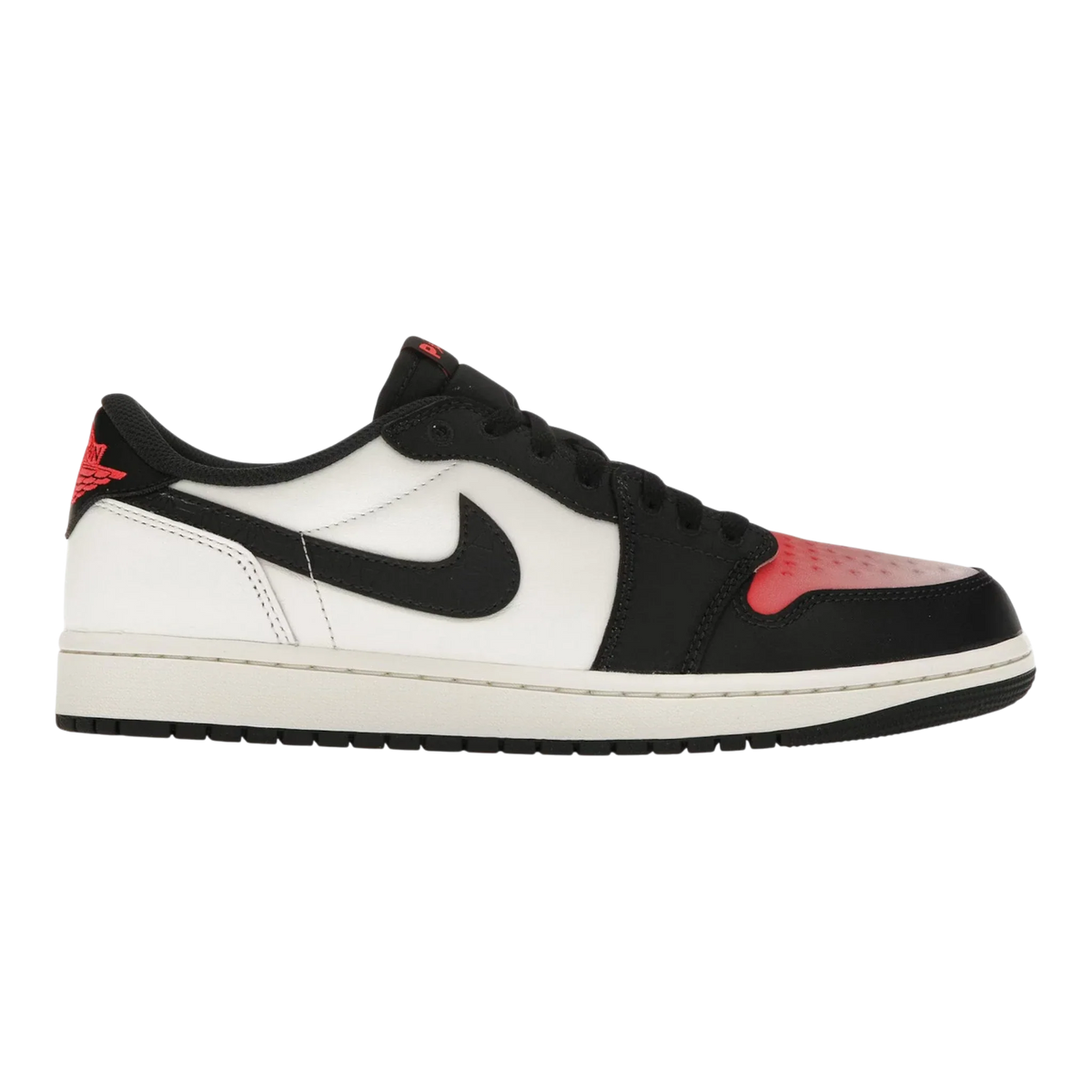 Nike Air Jordan 1 Retro Low OG PSG Men's Sneakers — Sail/Infrared Leather Low-Top – main view