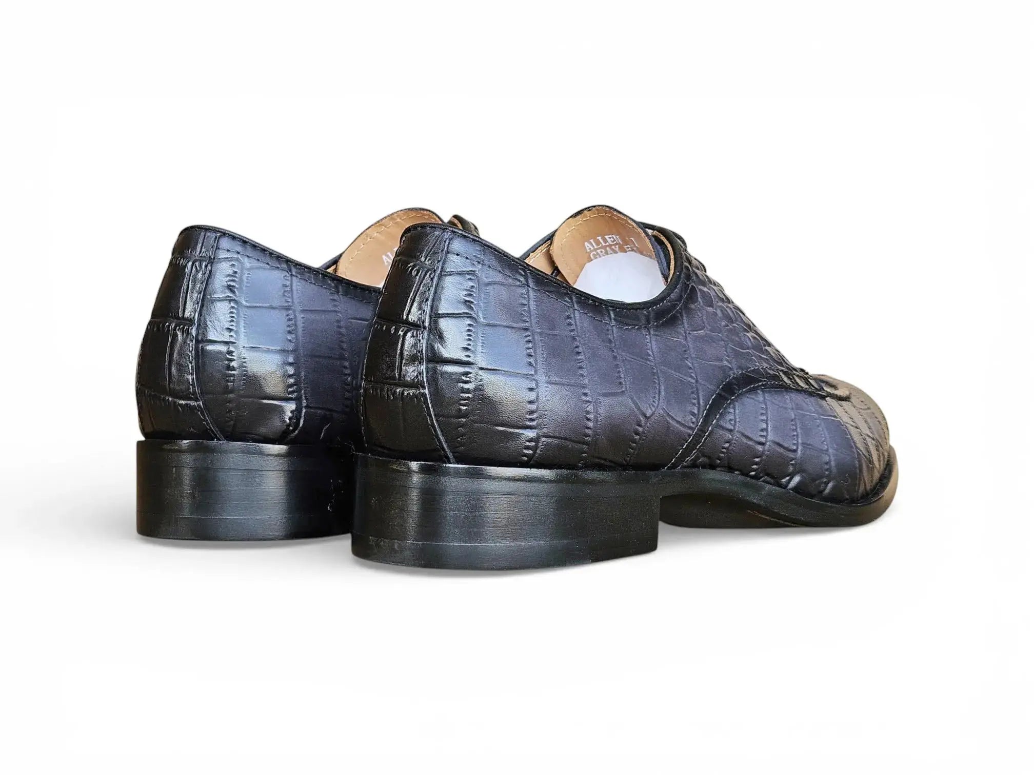 Allen II Embossed Split Toe Derby Carrucci Shoes Men's