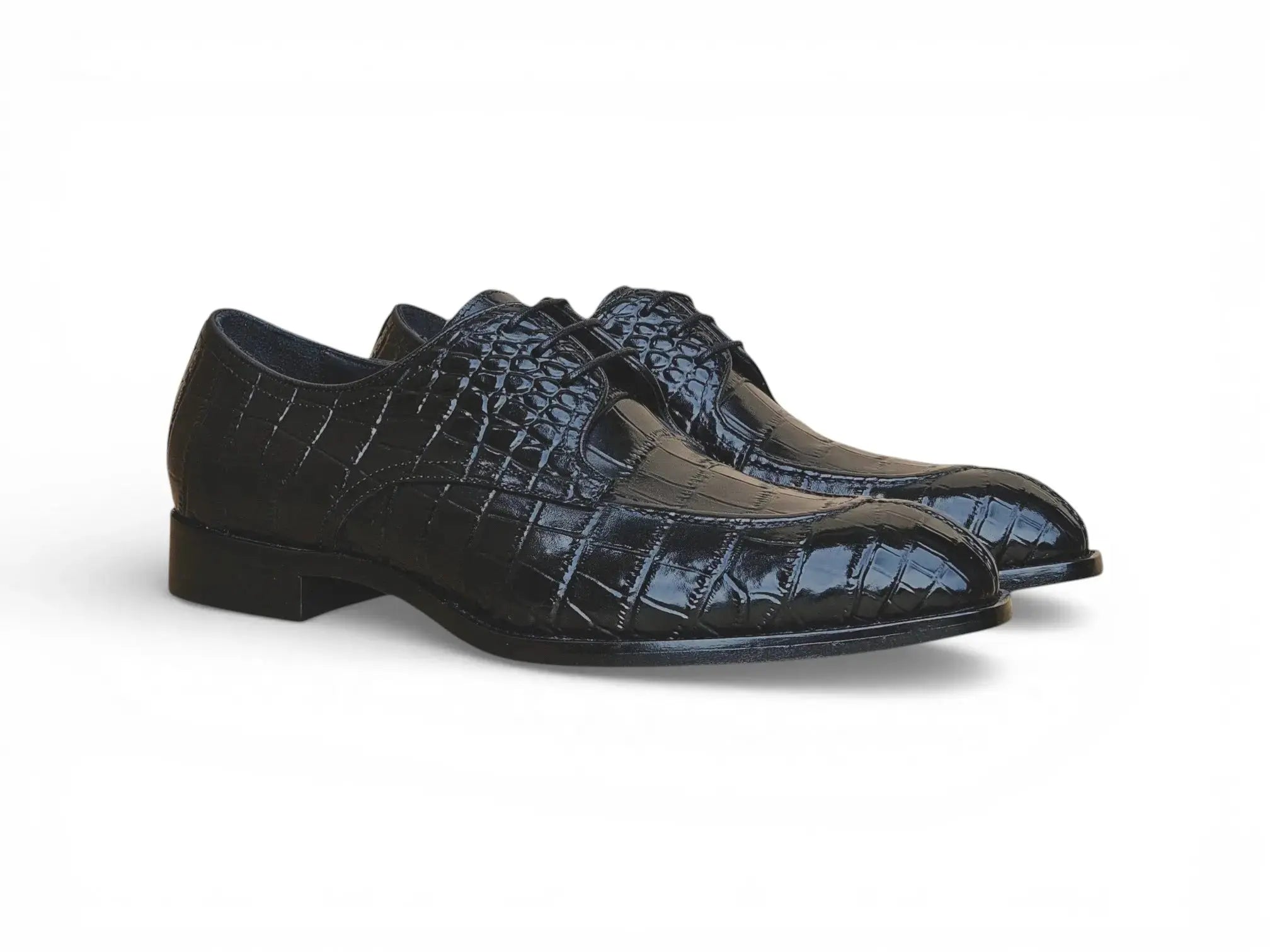 Allen II Embossed Split Toe Derby Carrucci Shoes Men's
