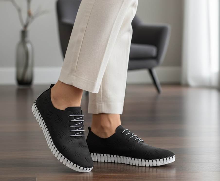 Eric Michael Annie Women’s Slip-On Leather Sneaker